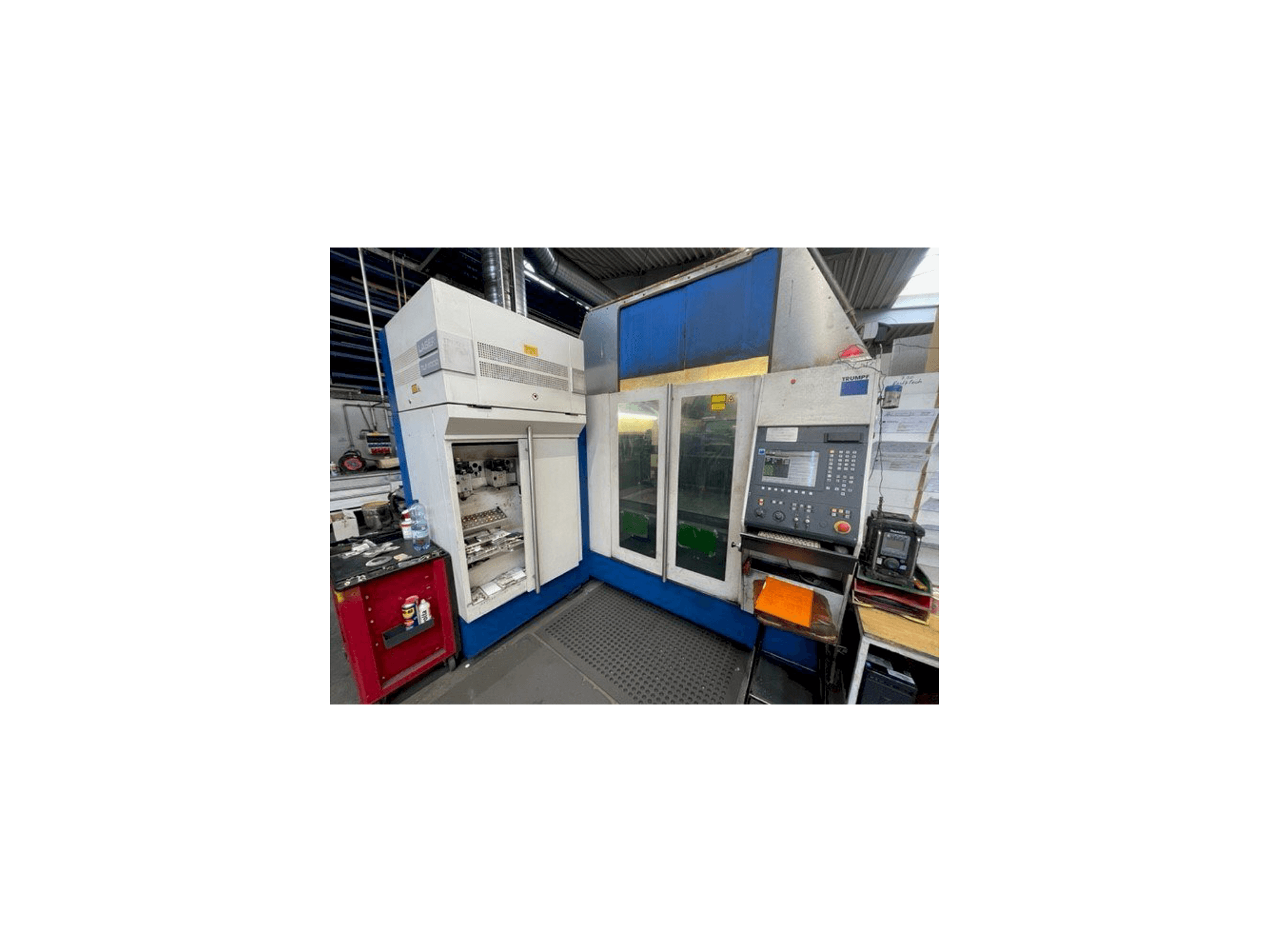 Trumpf TC L 3050 Mašinos vaizdas iš priekio