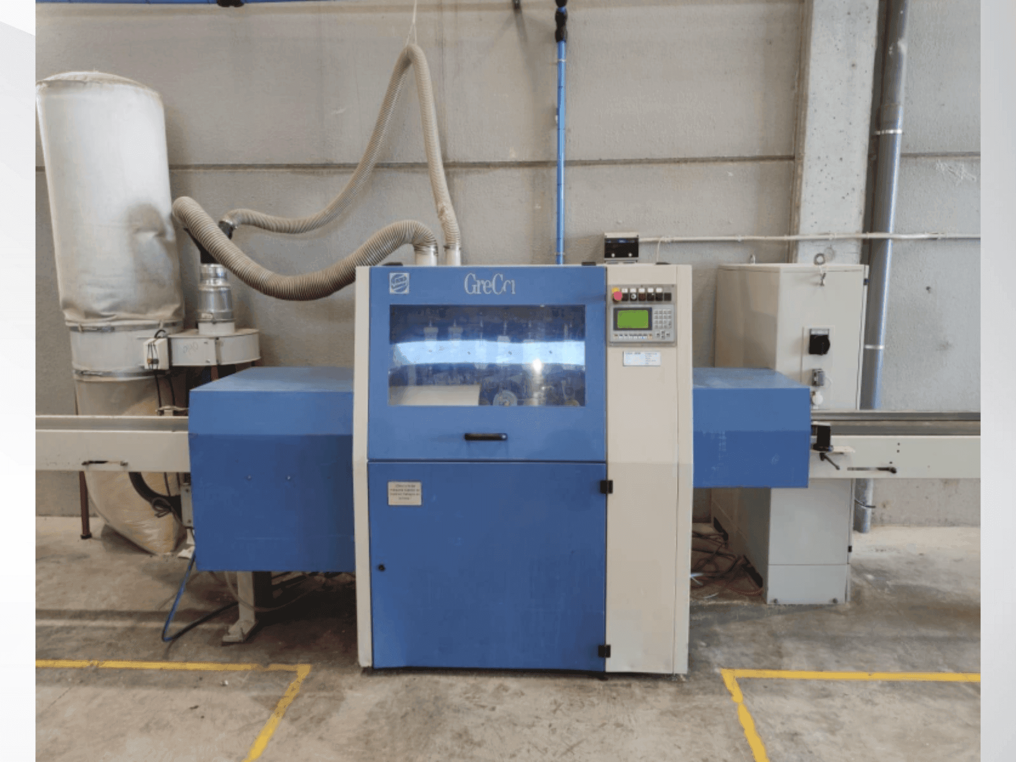 Grecon Dimter OptiCut 204 R Mašinos vaizdas iš priekio