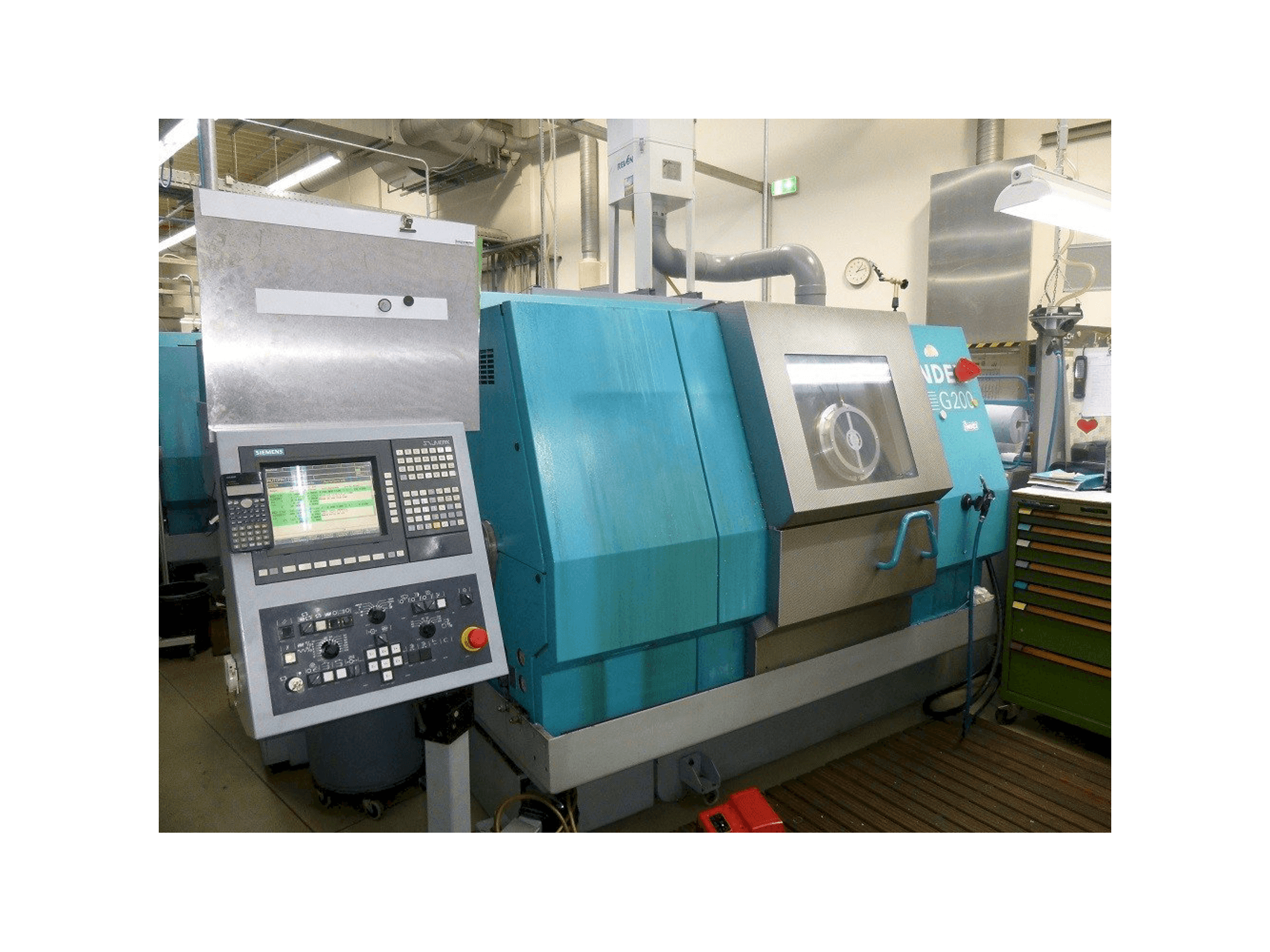 Index G200 Mašinos vaizdas iš priekio