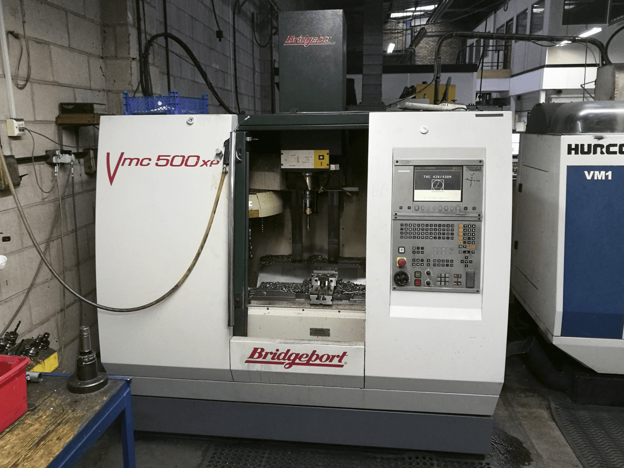 Bridgeport VMC 500 XP Mašinos dešinės pusės vaizdas