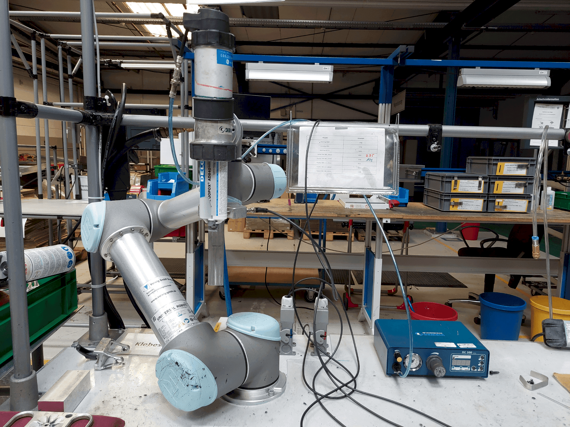 Universal Robots UR5 Mašinos vaizdas iš priekio