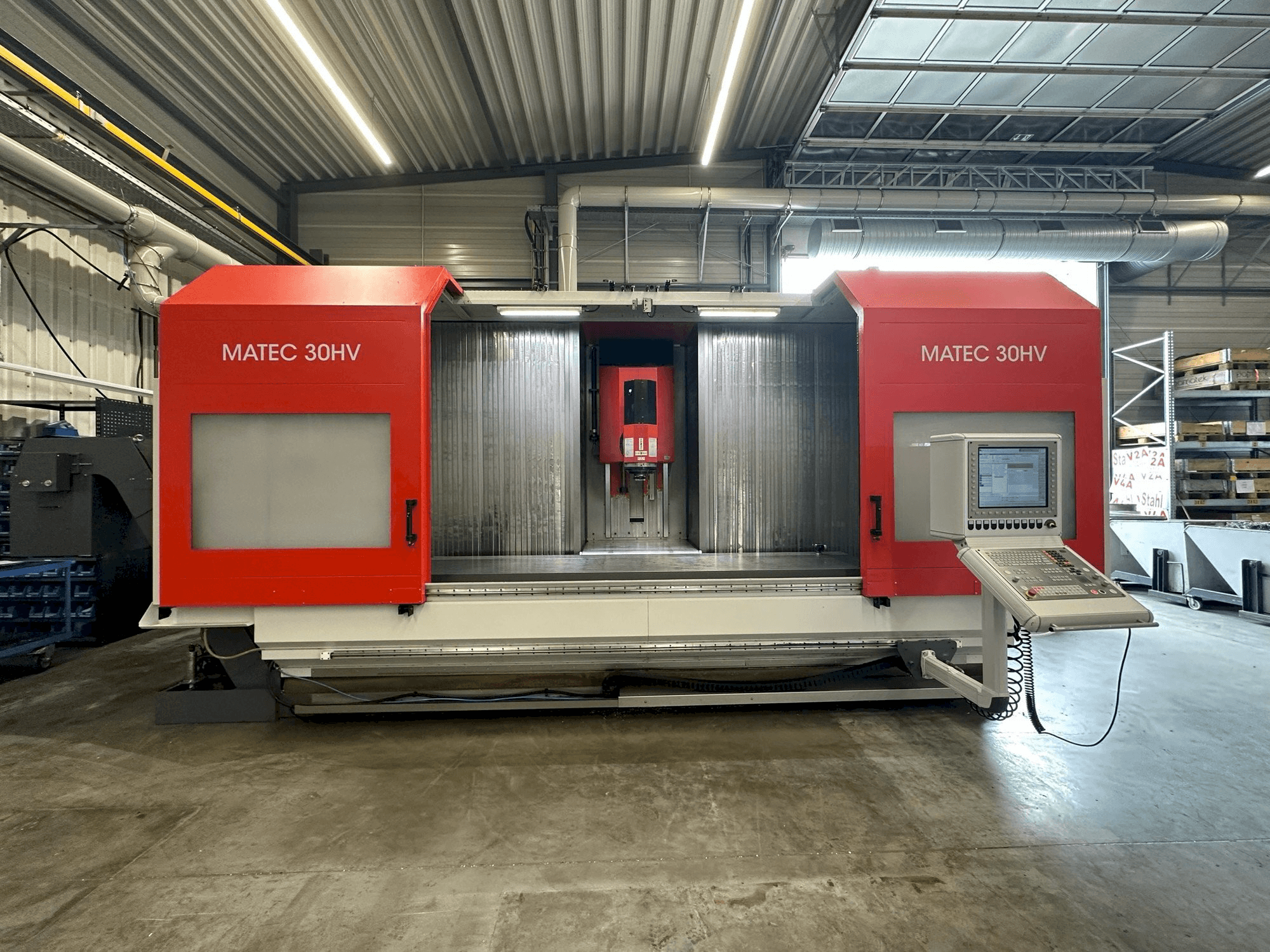 Matec 30HV Mašinos vaizdas iš priekio