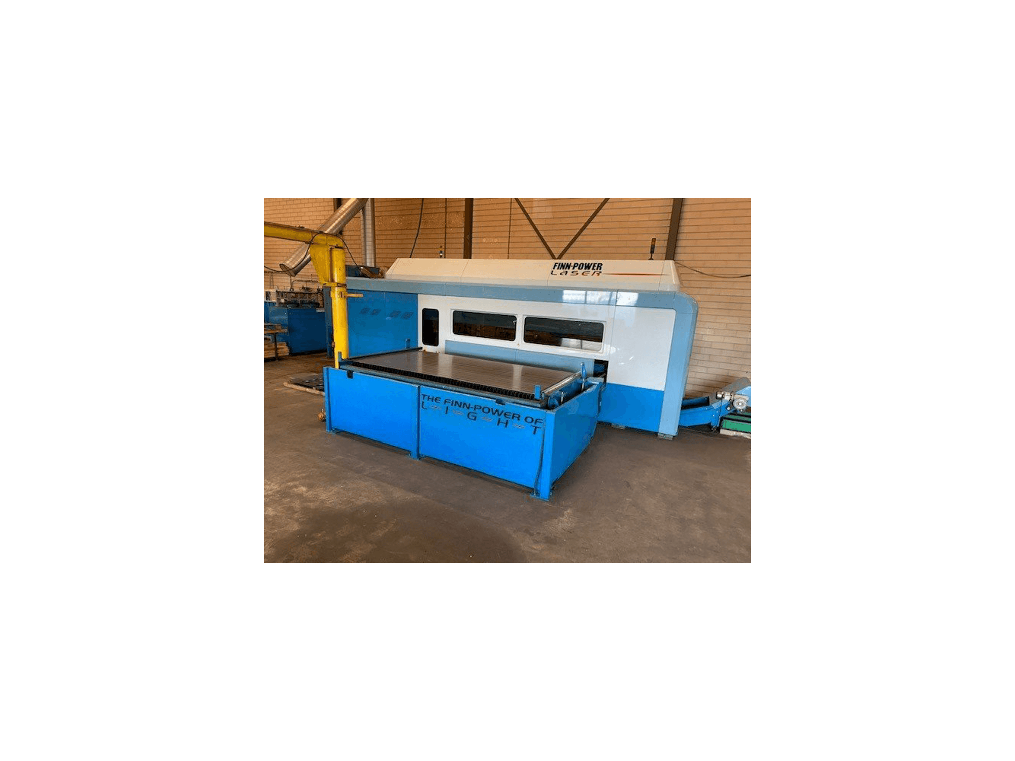 Finn-Power FPL6-BL Mašinos vaizdas iš priekio