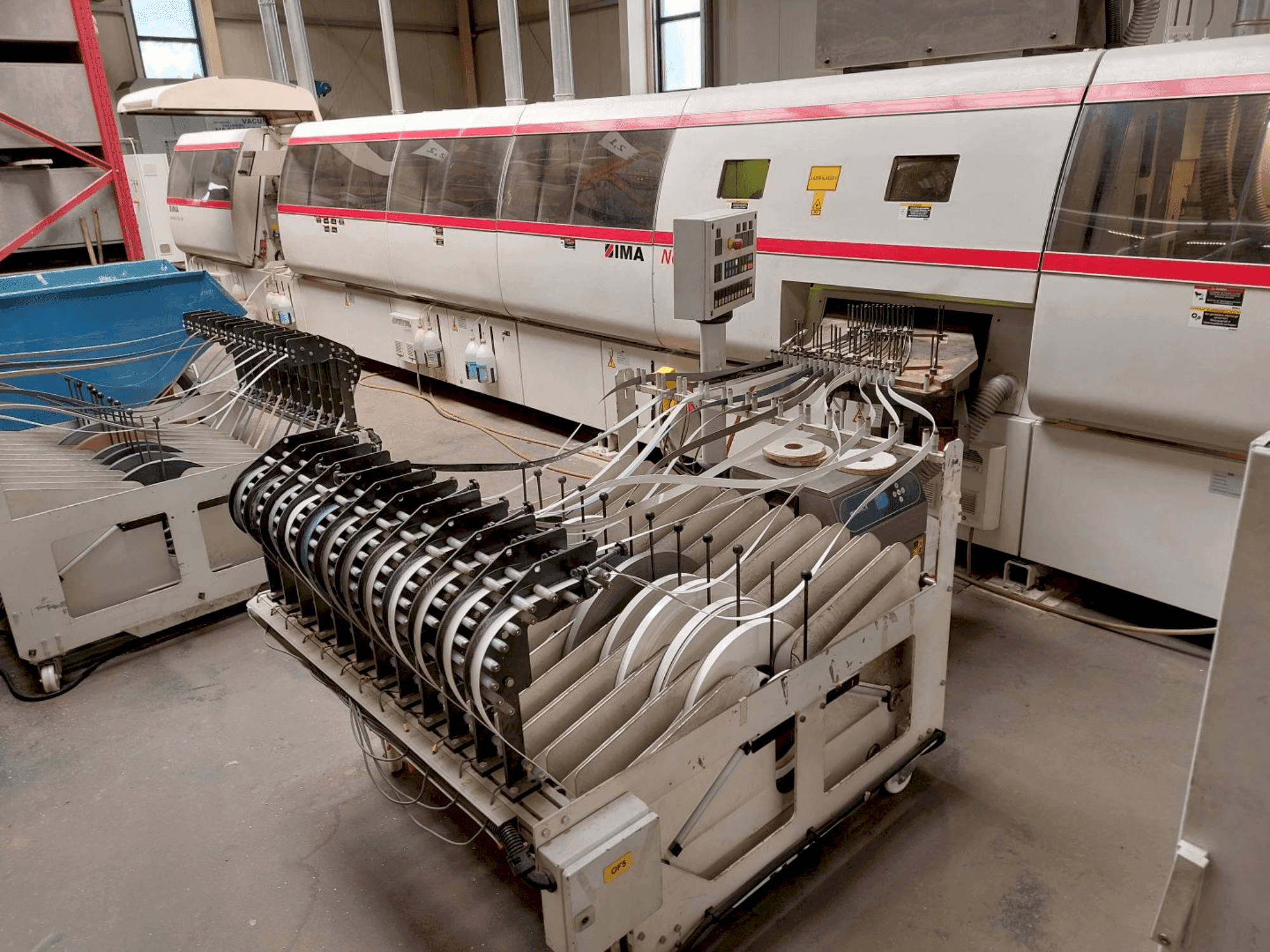IMA Novimat Systems/I/G80/1000 Mašinos vaizdas iš priekio