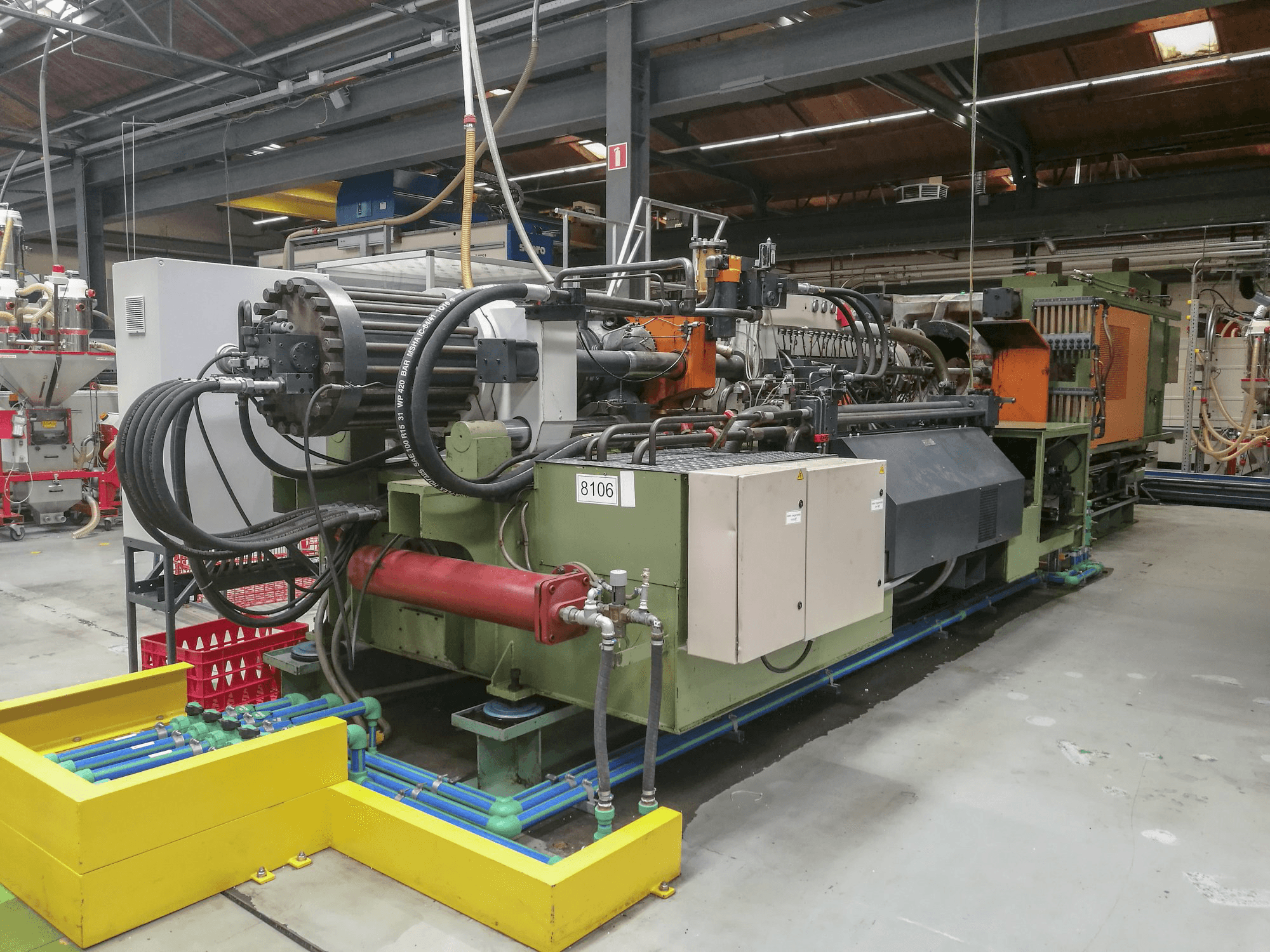 Windsor HIS 800 D Mašinos kairės pusės vaizdas