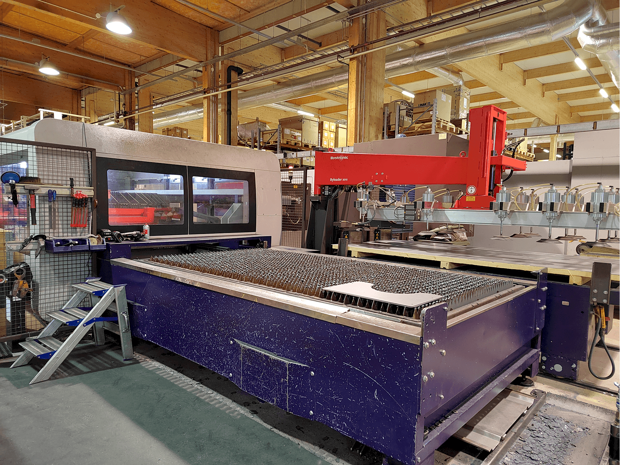 Bystronic BySprint Pro 3015 Mašinos vaizdas iš priekio