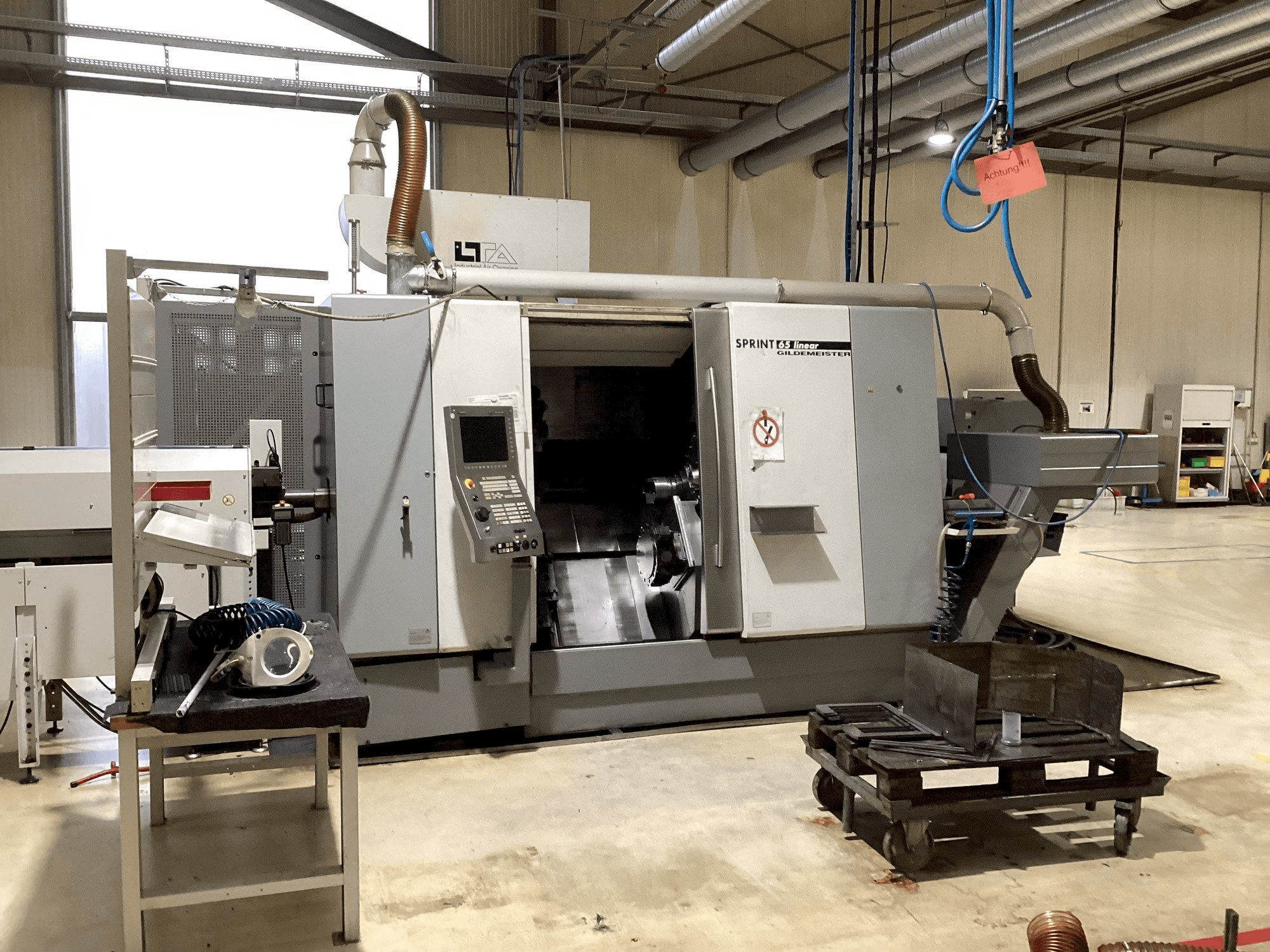 DMG GILDEMEISTER Sprint 65 Linear Mašinos vaizdas iš priekio