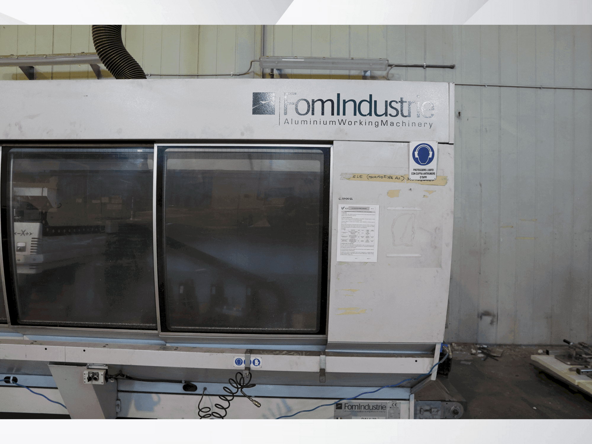 FomIndustrie DALI 70 Mašinos vaizdas iš priekio