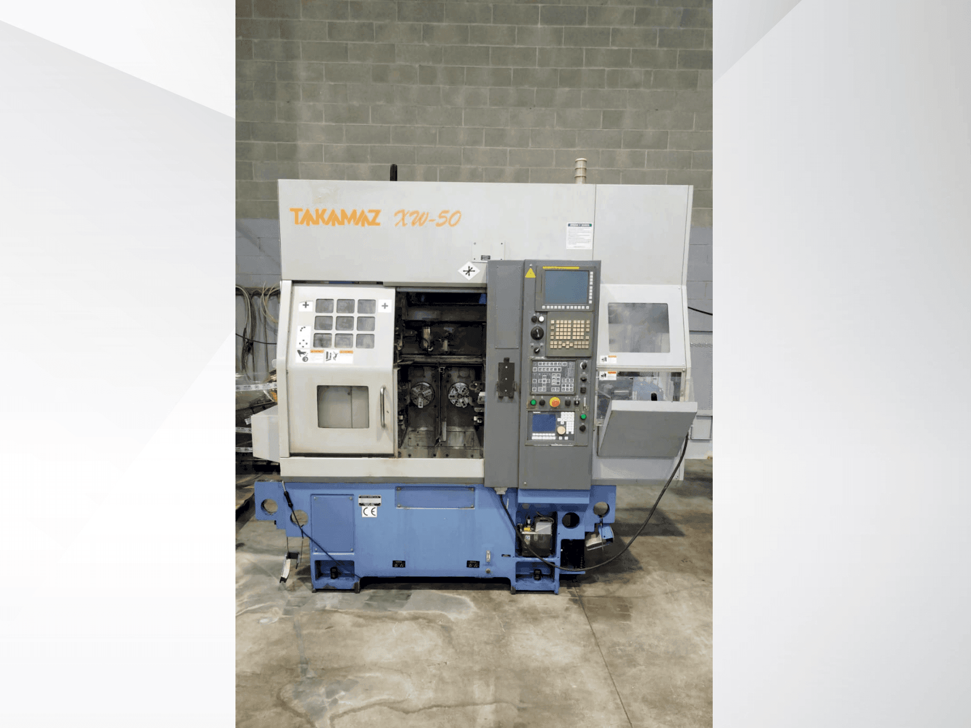 Takamaz NW 50 Mašinos vaizdas iš priekio