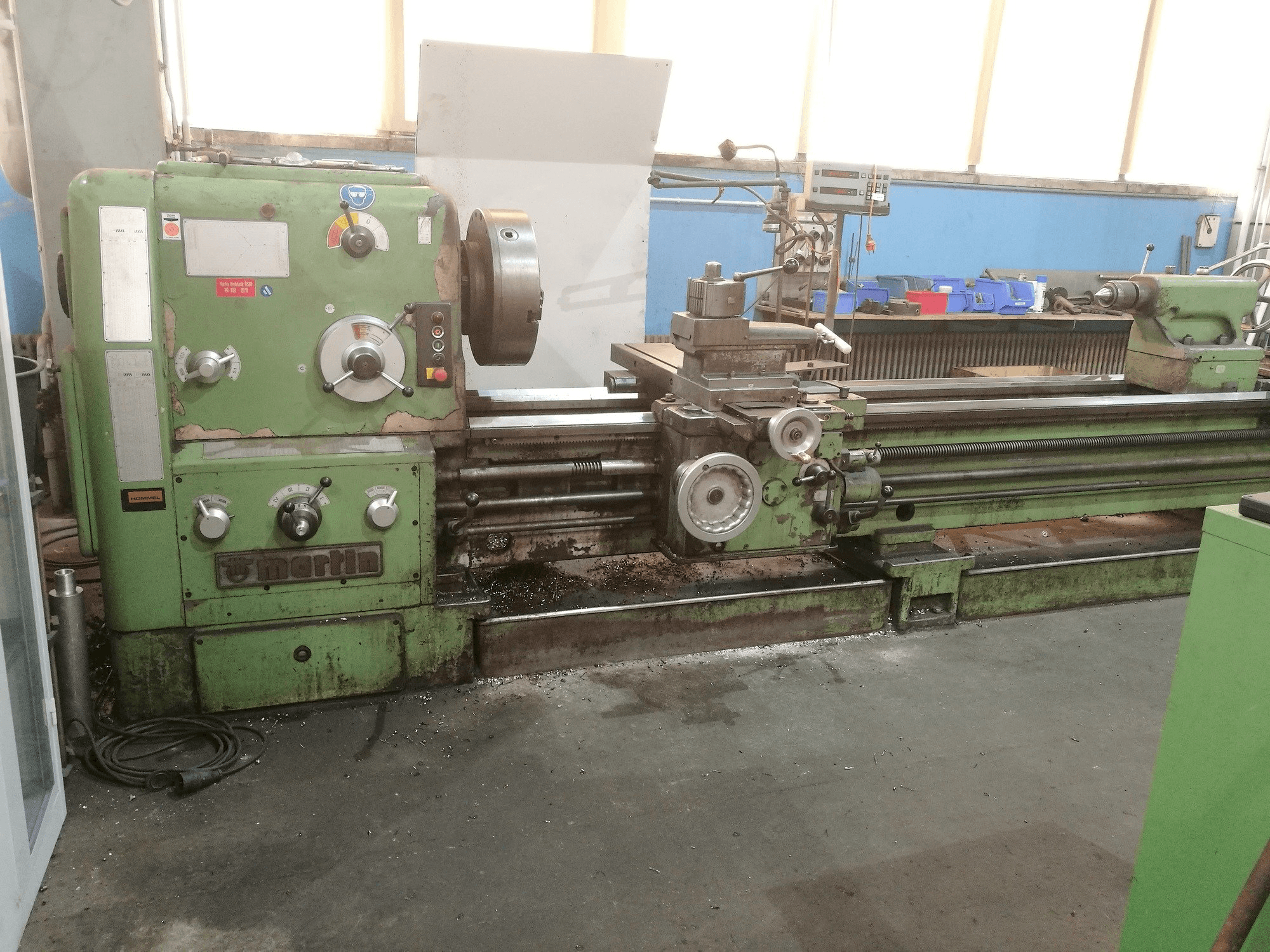 Martin DS 80 Mašinos vaizdas iš priekio