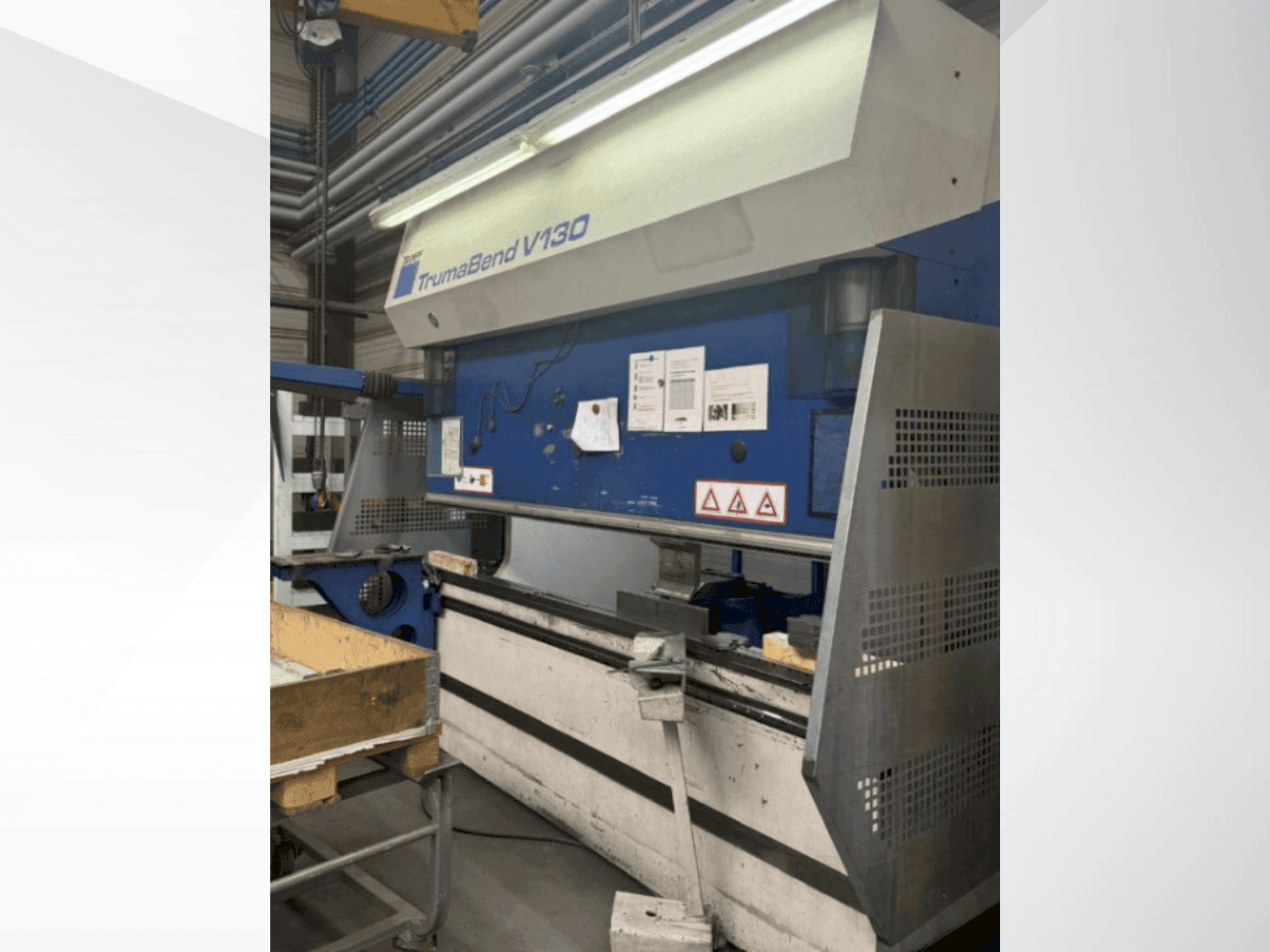 TRUMPF Trumabend V130 Mašinos vaizdas iš priekio