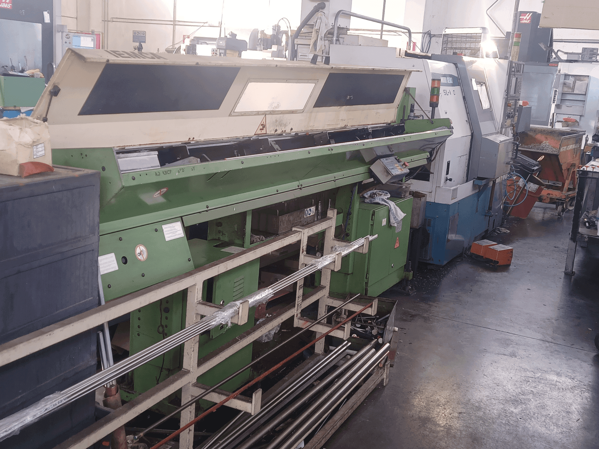 DMG Mori Seiki 150 SL Mašinos vaizdas iš priekio