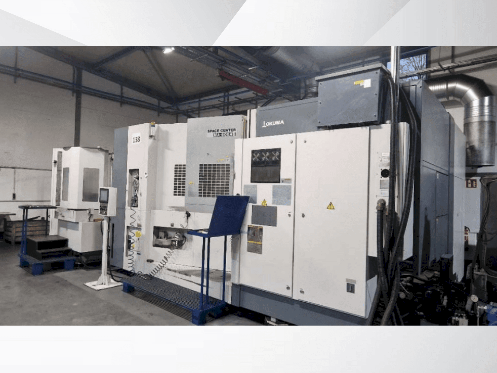 Okuma MA-600 HB Mašinos vaizdas iš priekio