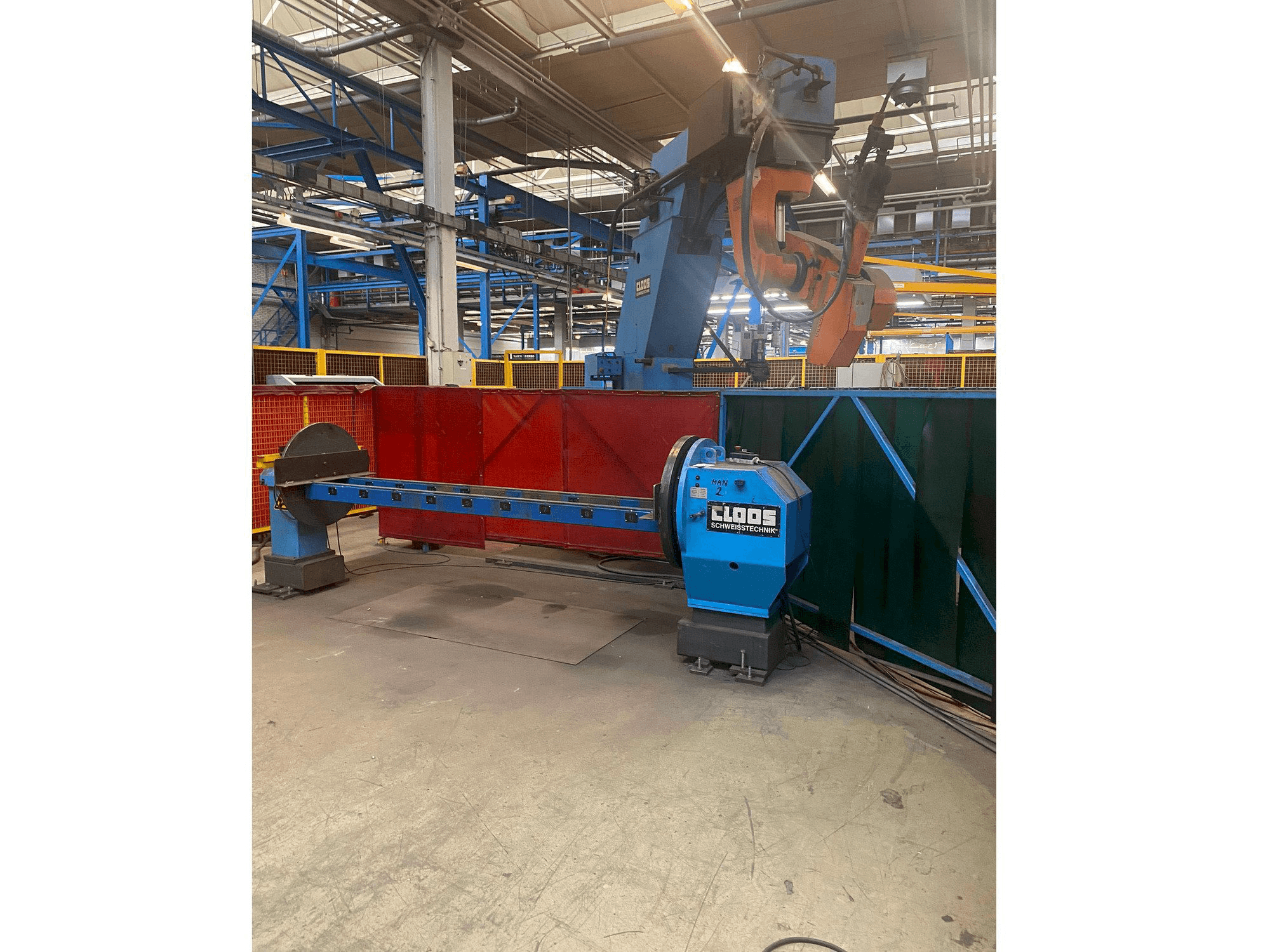 Carl Cloos Romat 310 C-Stander WPV-DP-5000N Mašinos vaizdas iš priekio