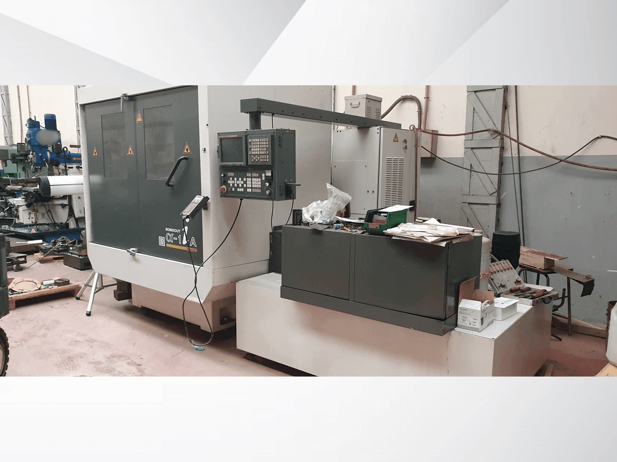 FANUC Aplha-1iA Mašinos vaizdas iš priekio