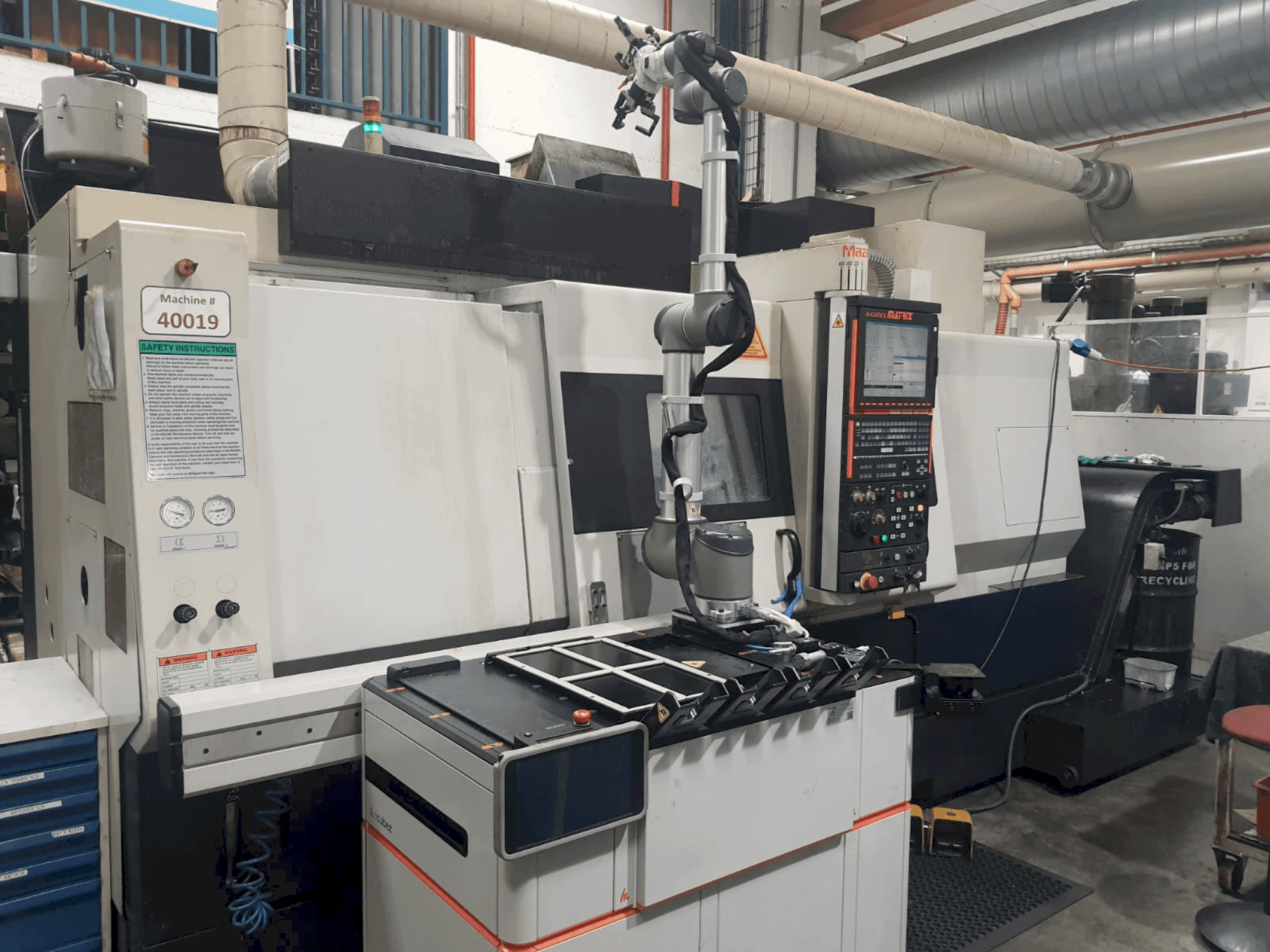 Mazak INTEGREX 200-IV ST Mašinos vaizdas iš priekio