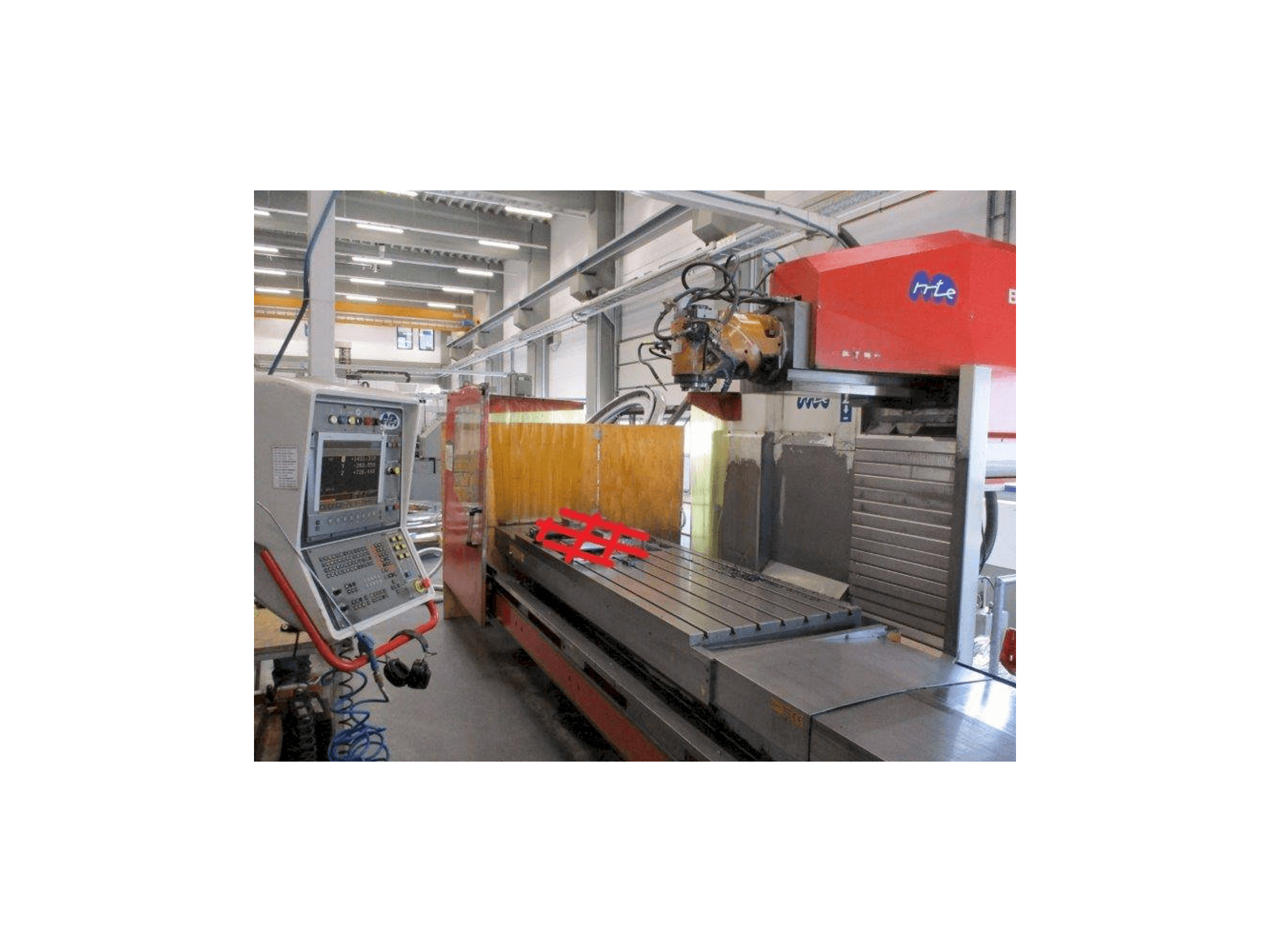 MTE BF-2700 Mašinos vaizdas iš priekio