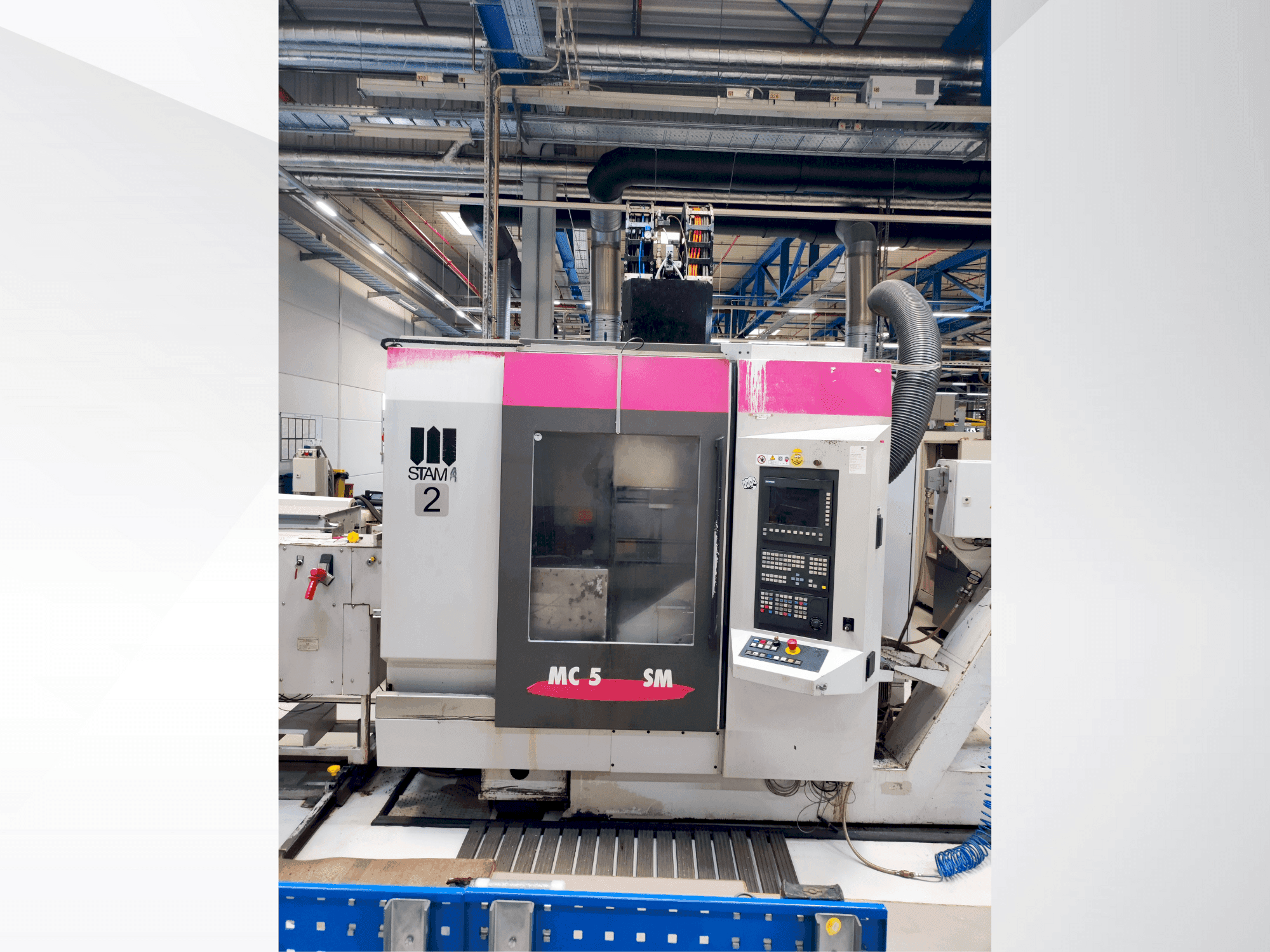 STAMA MC 531/SINGLE Mašinos vaizdas iš priekio