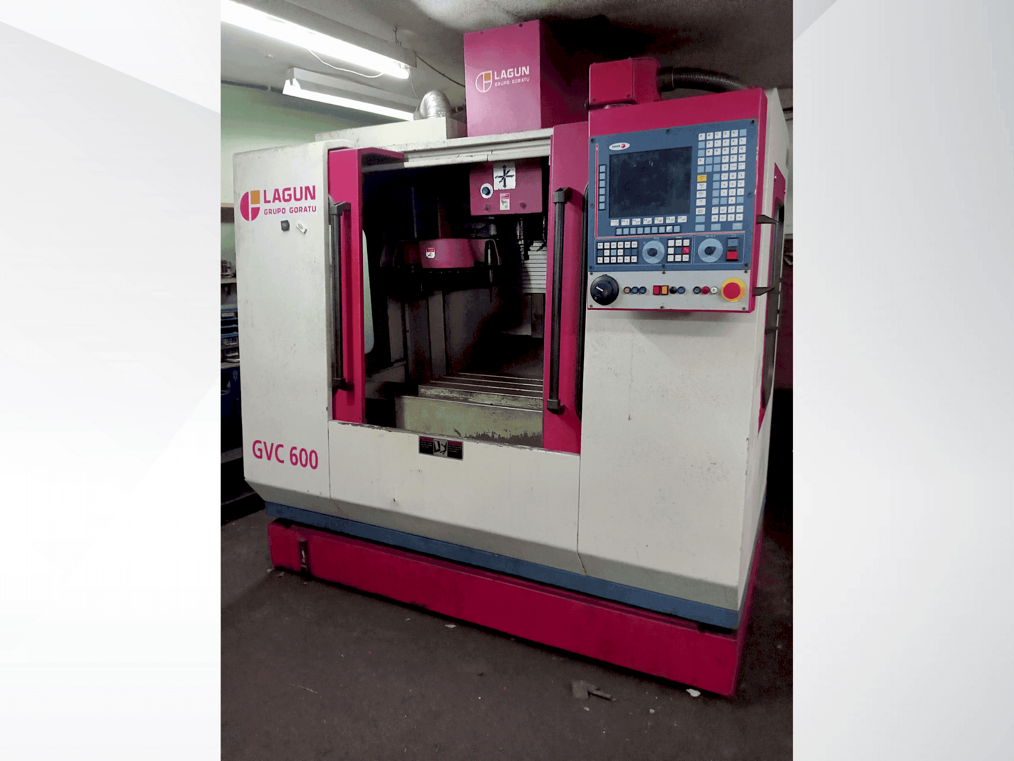 LAGUN GVC 600 Mašinos vaizdas iš priekio