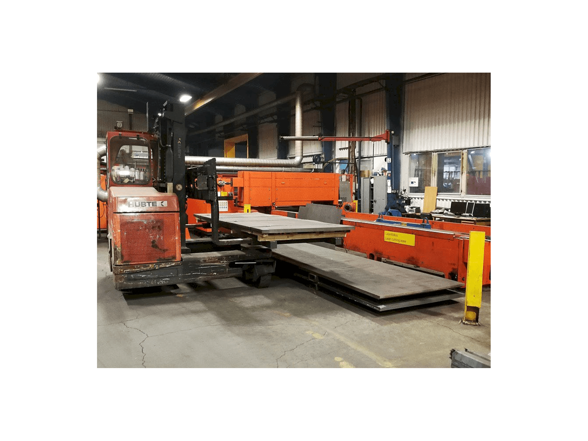 Bystronic ByStar 3015 Mašinos vaizdas iš priekio