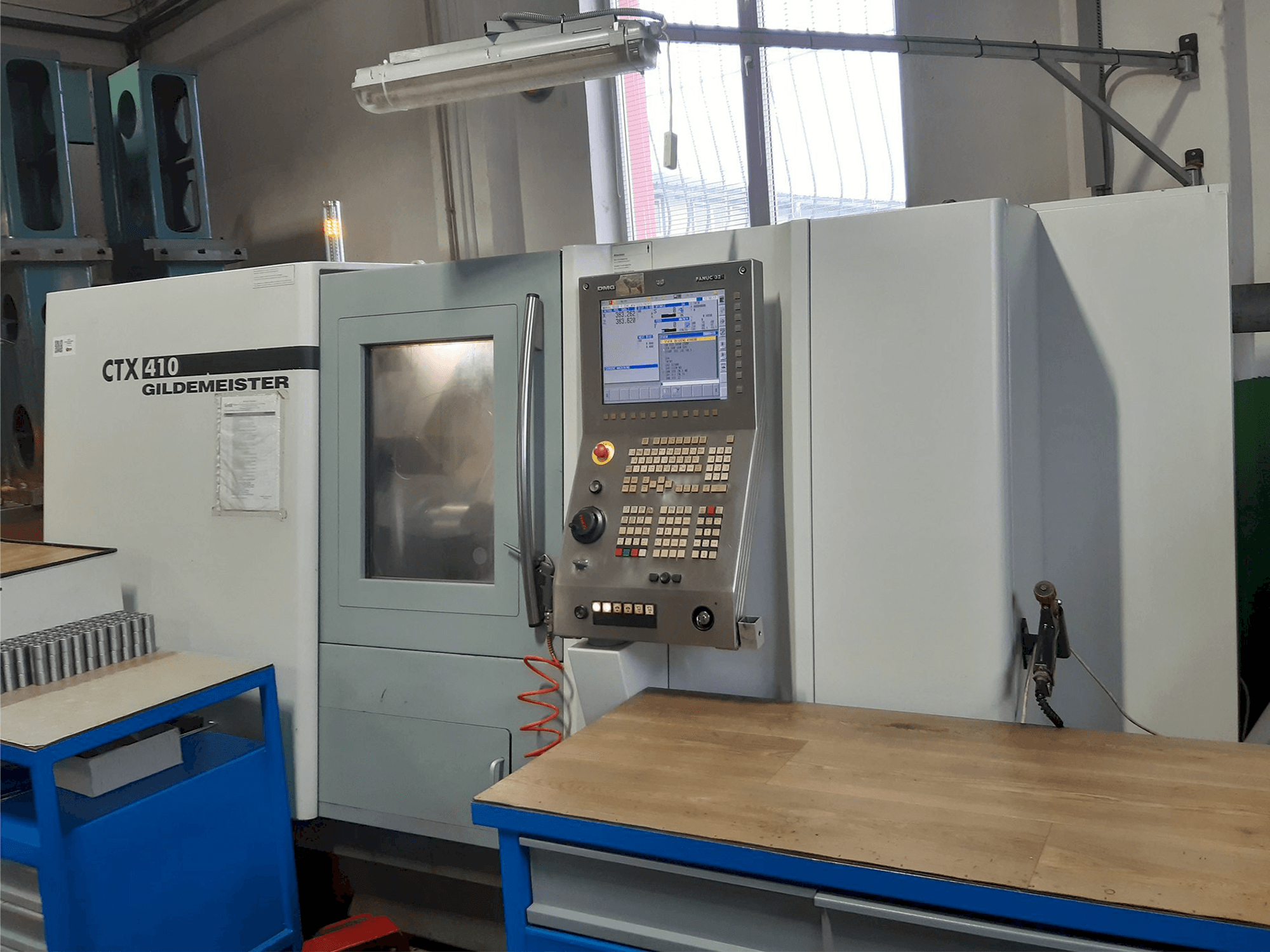 Gildemeister CTX 410 Mašinos vaizdas iš priekio