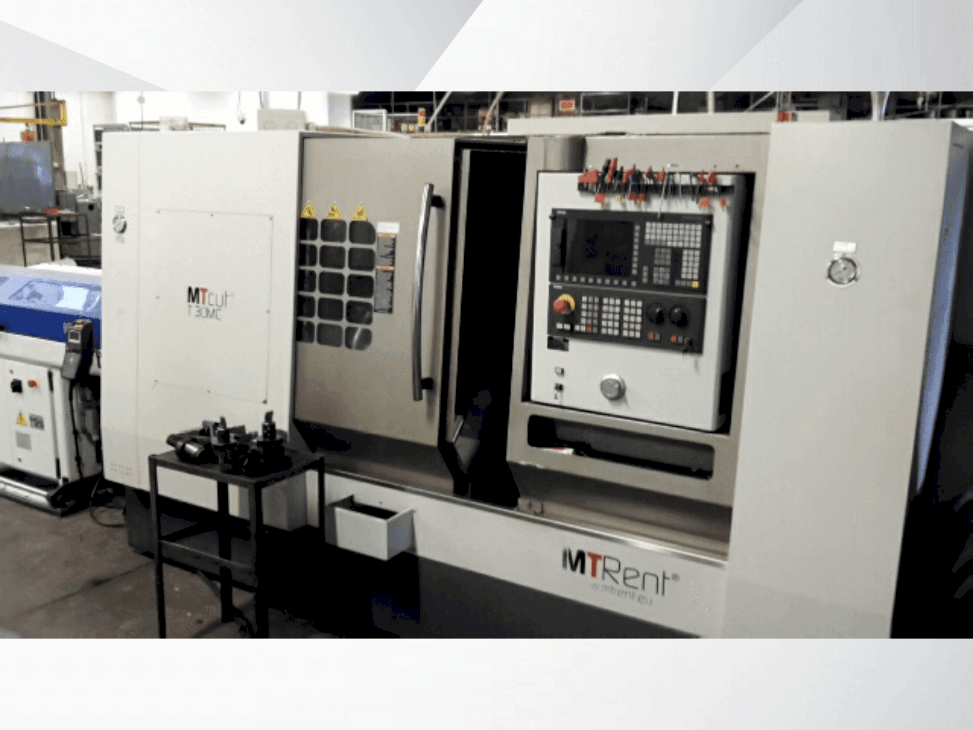 MTRent T30MC Mašinos vaizdas iš priekio
