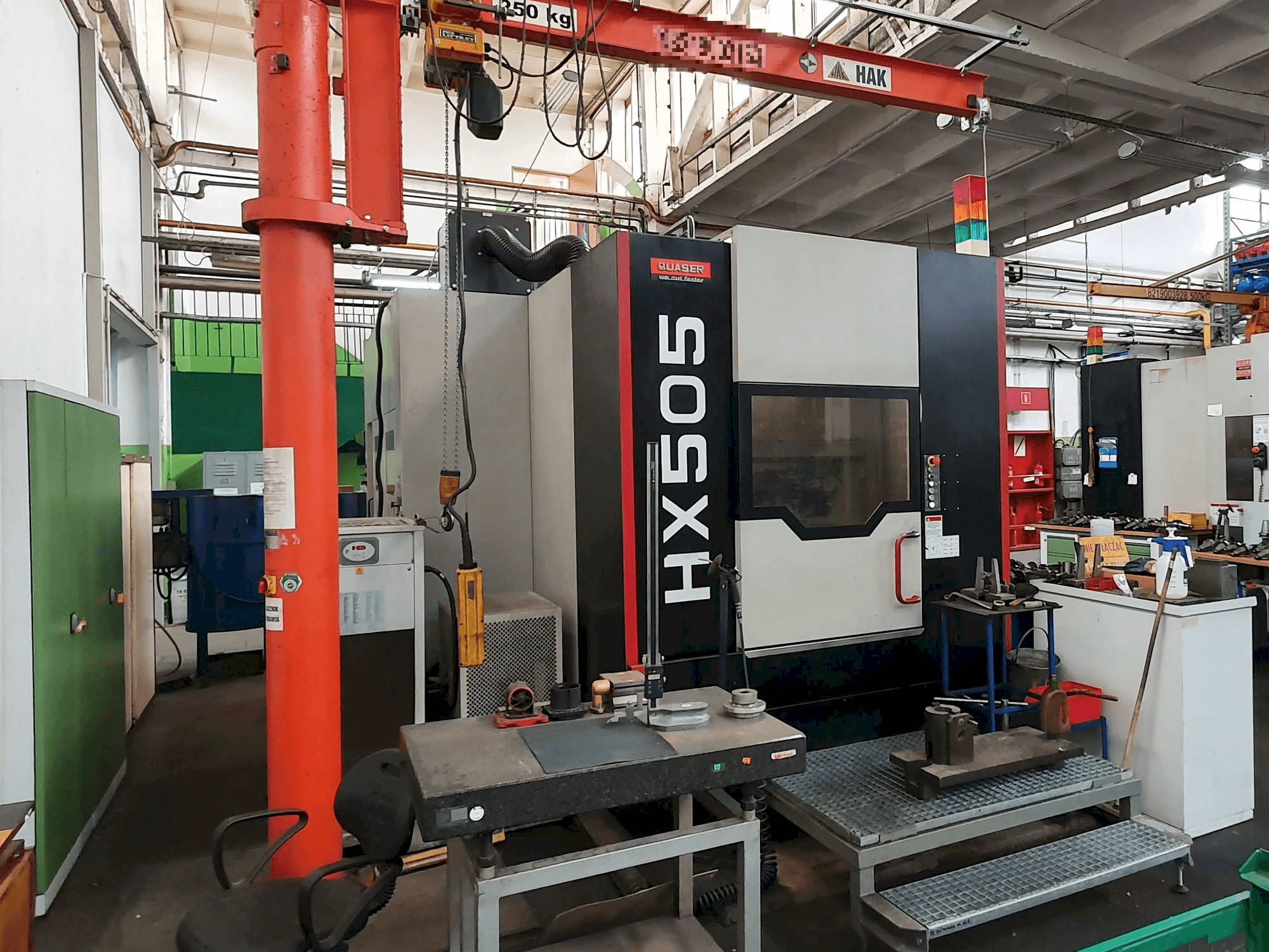 Quaser HX505 AP / 6B Mašinos vaizdas iš priekio
