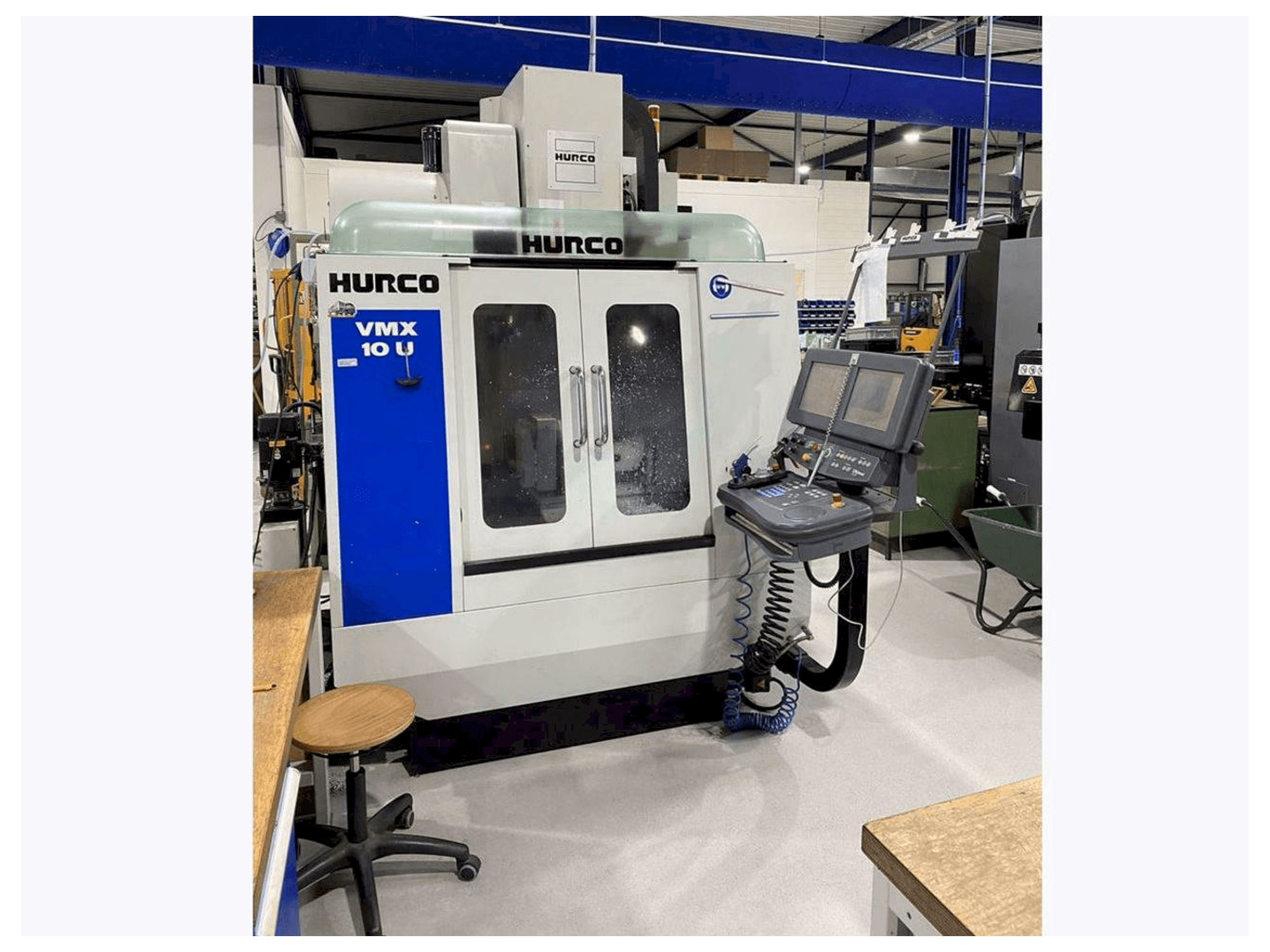 Hurco VMX 10 U 5 Mašinos vaizdas iš priekio
