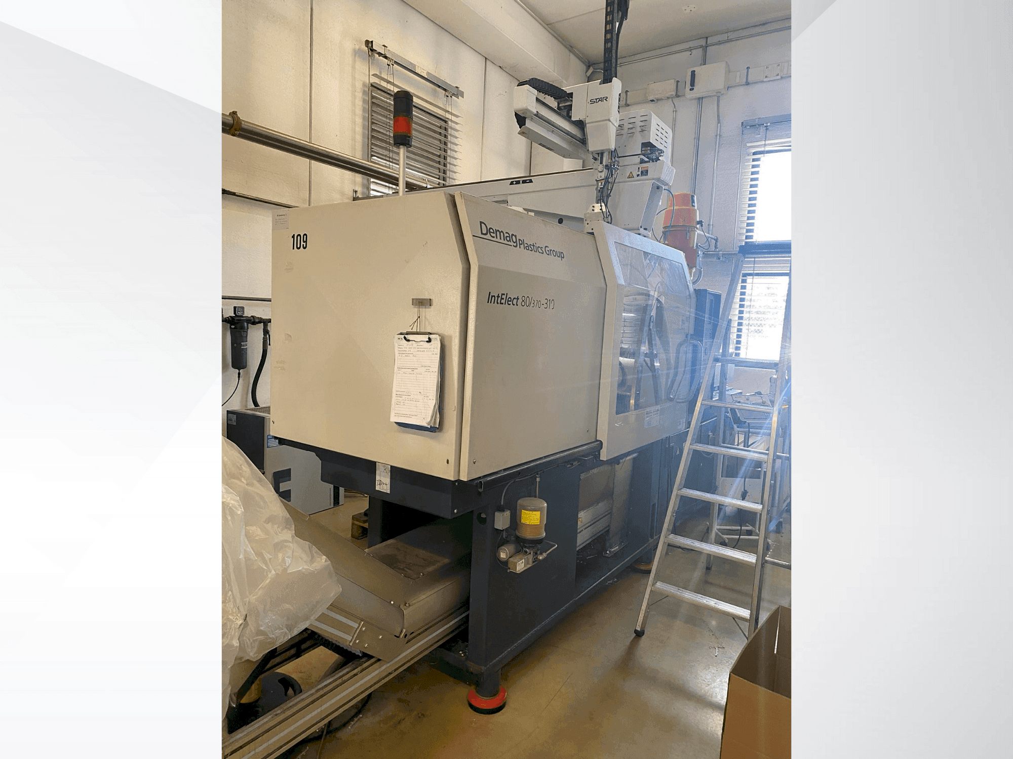 DEMAG IntetElect 80/370-310 Mašinos vaizdas iš priekio