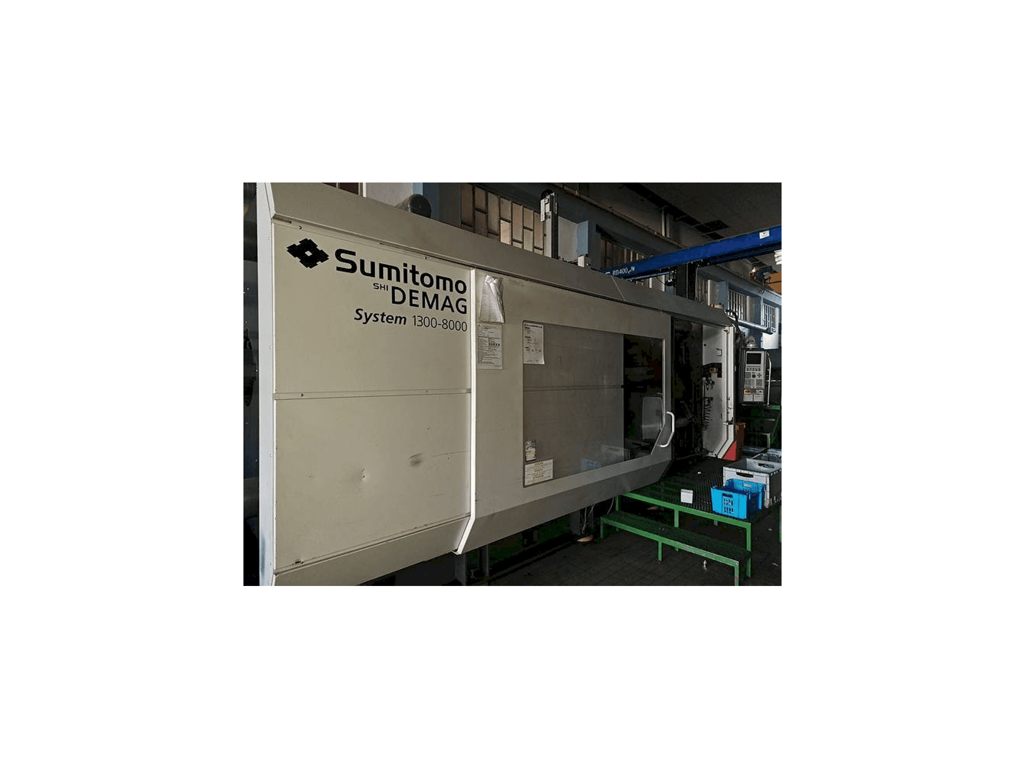 Sumitomo Demag 1300-8000 Mašinos vaizdas iš priekio