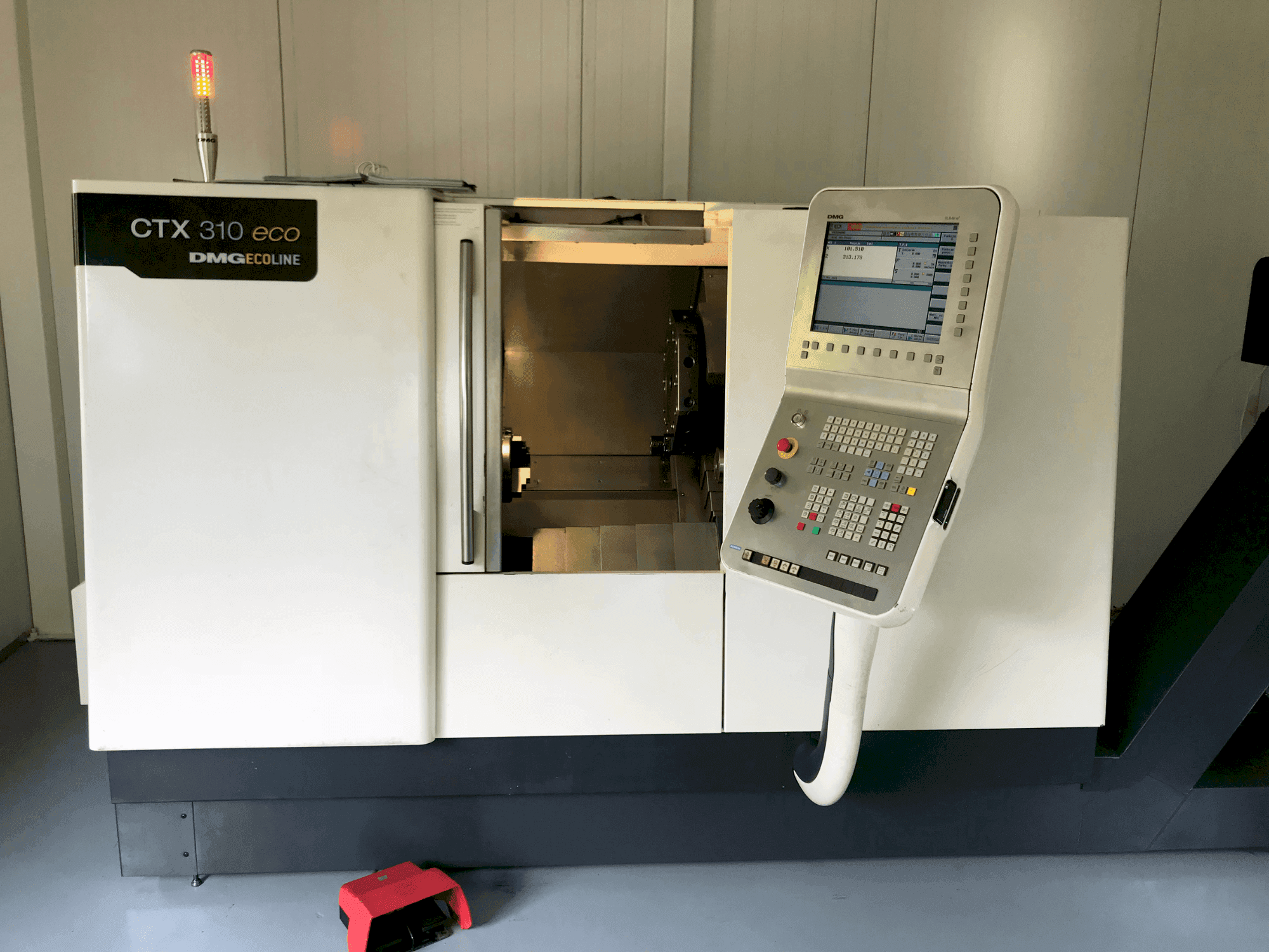 DMG CTX 310 ecoline Mašinos vaizdas iš priekio