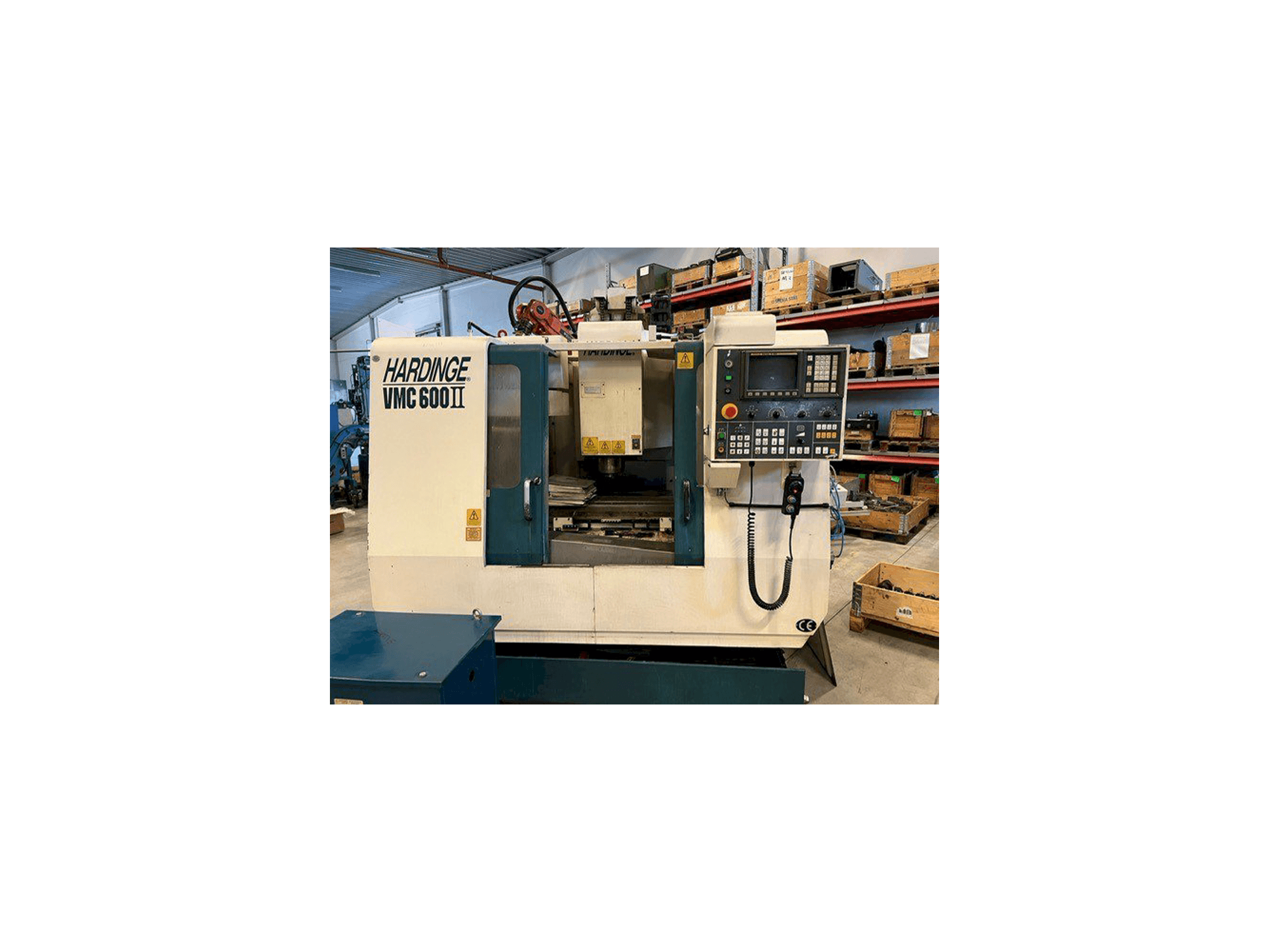 HARDINGE VMC 600II Mašinos vaizdas iš priekio