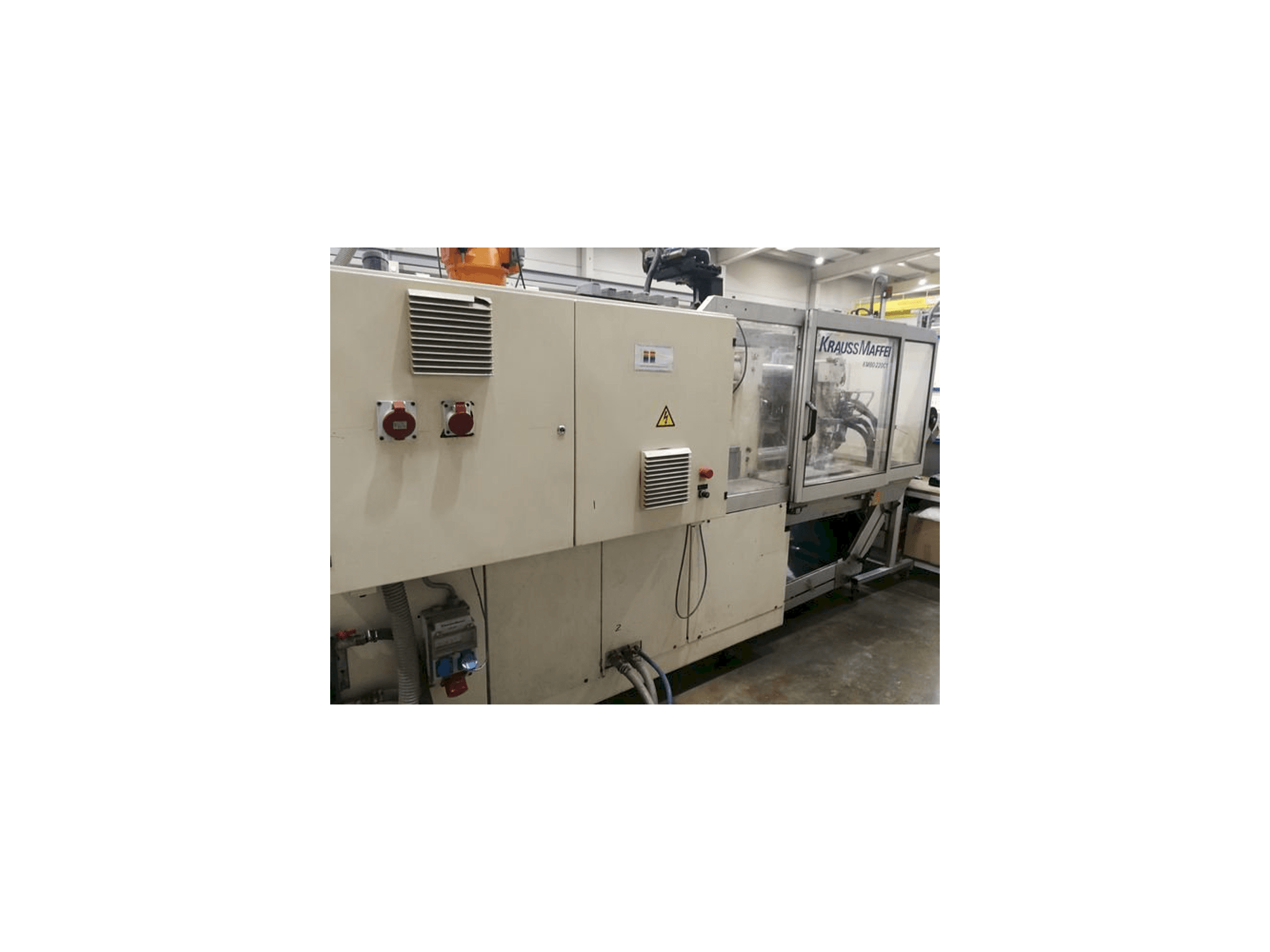 Krauss Maffei 80/220 C1 Mašinos vaizdas iš priekio