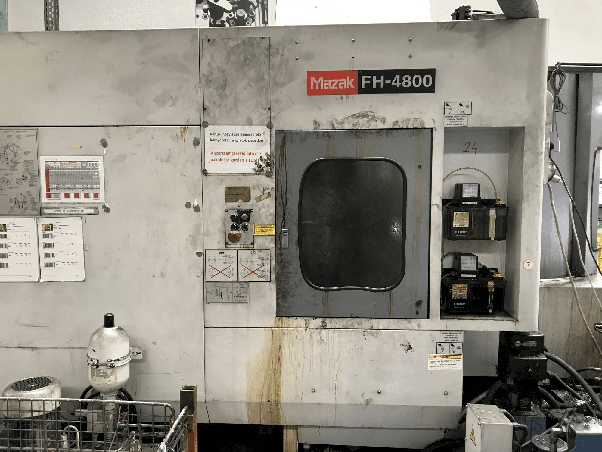 Mazak FH-4800 40T Mašinos vaizdas iš kairės pusės