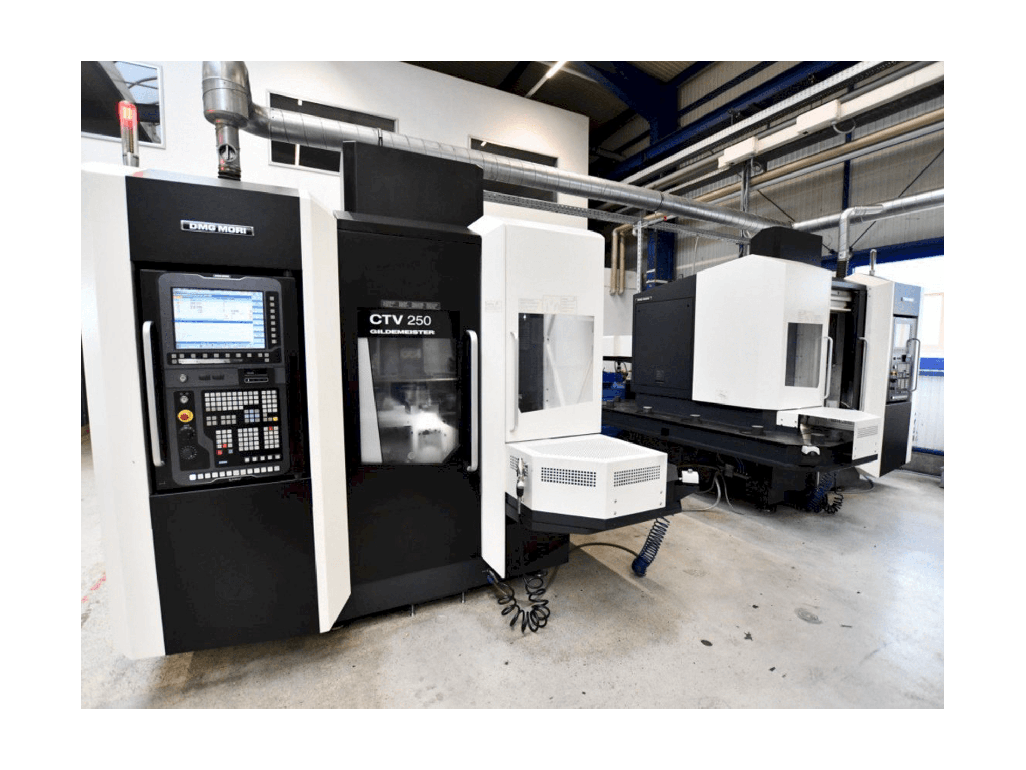 DMG MORI Gildemeister CTV 250 2nd Mašinos vaizdas iš priekio