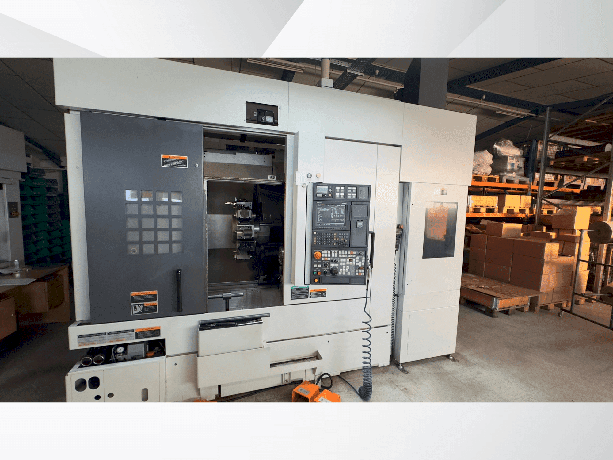 MORI SEIKI NL 2000 SY /500 Mašinos vaizdas iš priekio