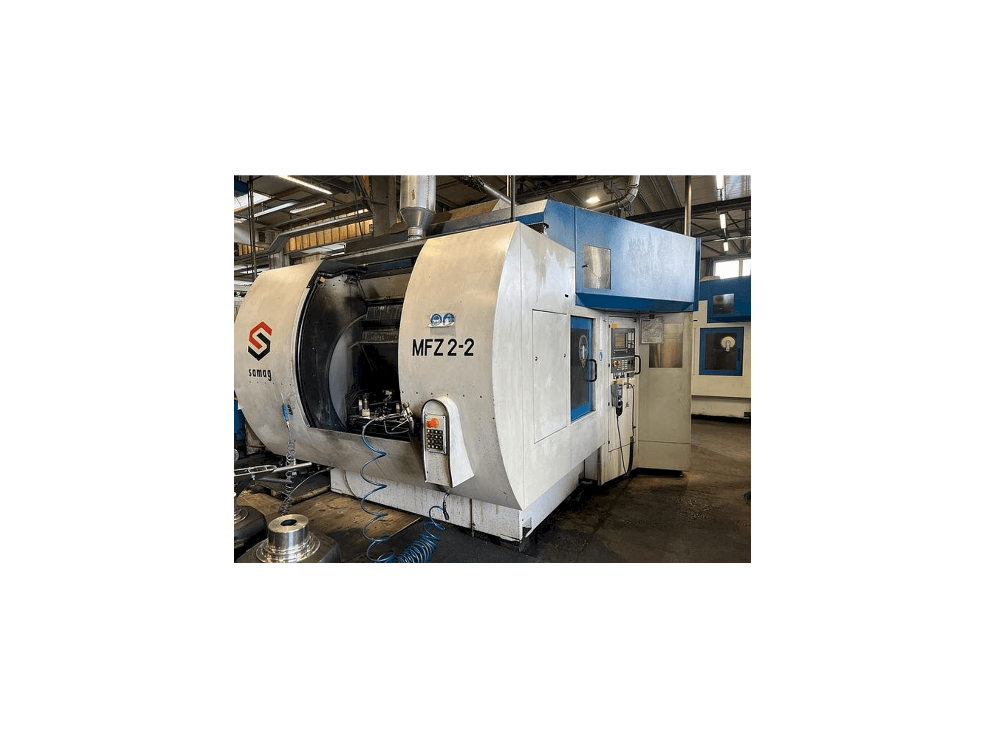 SAMAG MFZ 2-2 Mašinos vaizdas iš priekio