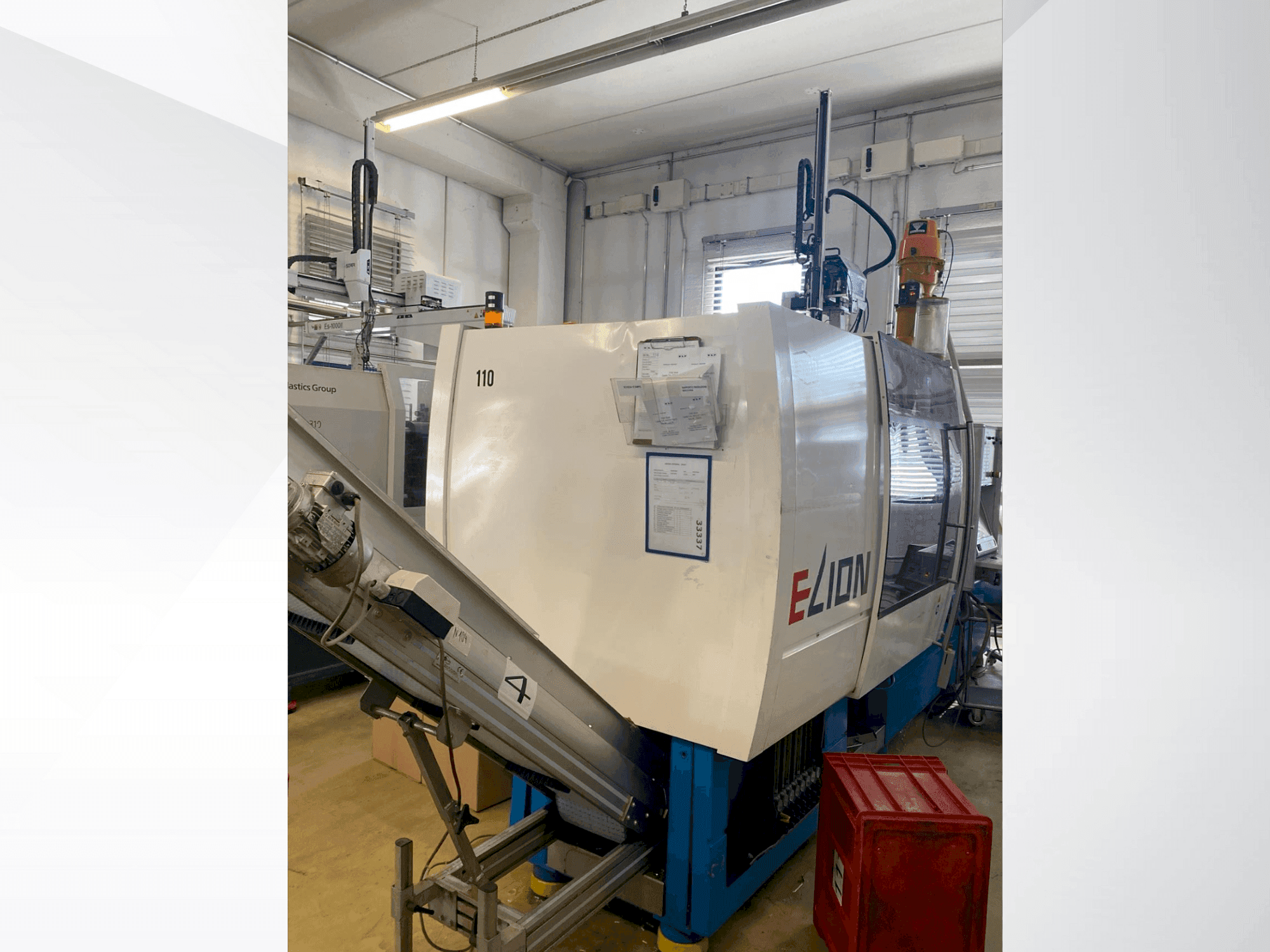 Netstal ELION 800-270F Mašinos vaizdas iš priekio