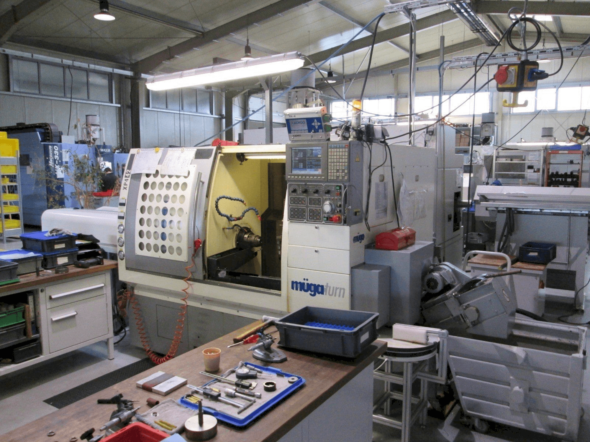 Muga XP4 – 42SM Mašinos vaizdas iš priekio