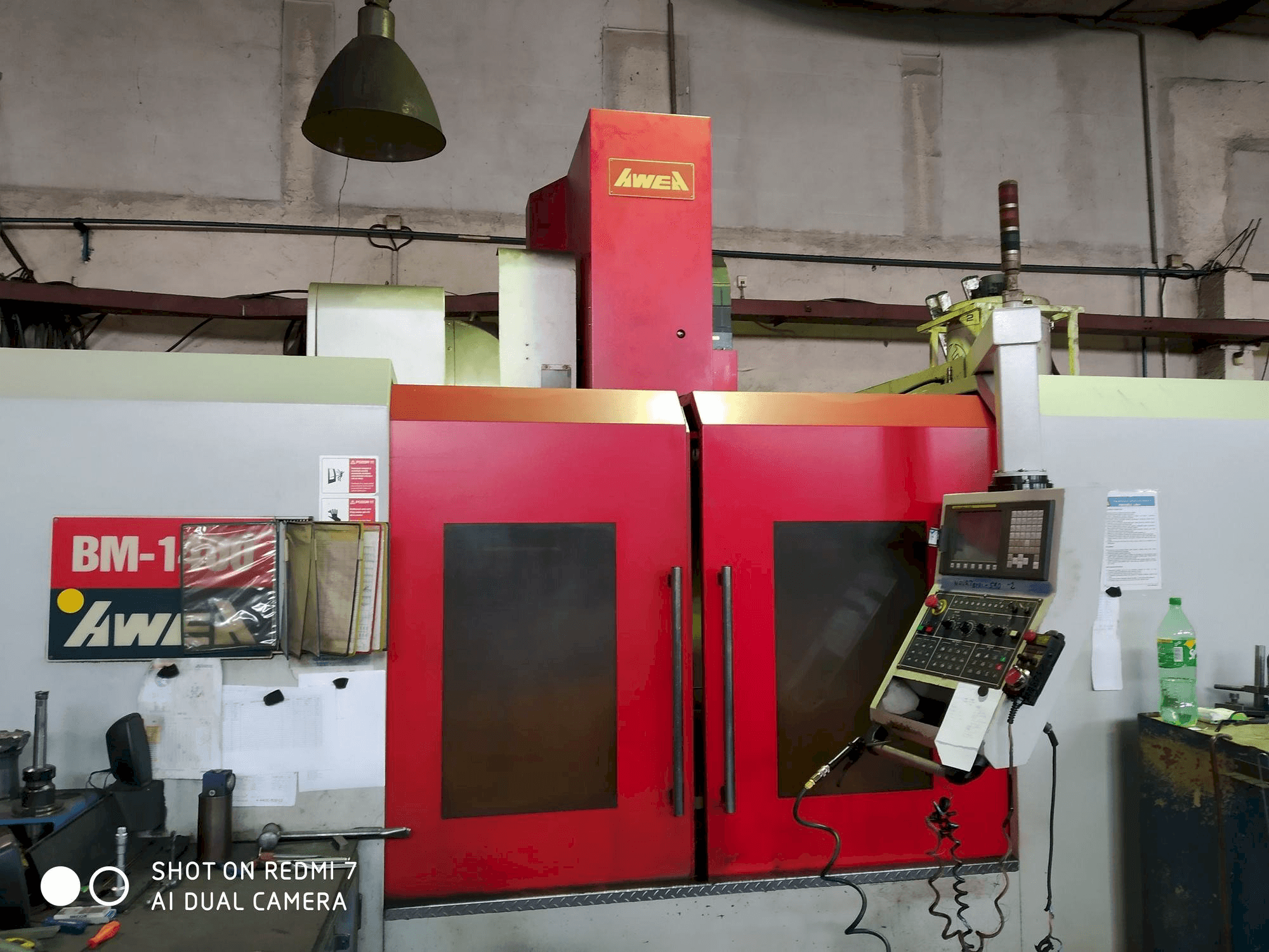 AWEA BM-1400 Mašinos vaizdas iš priekio