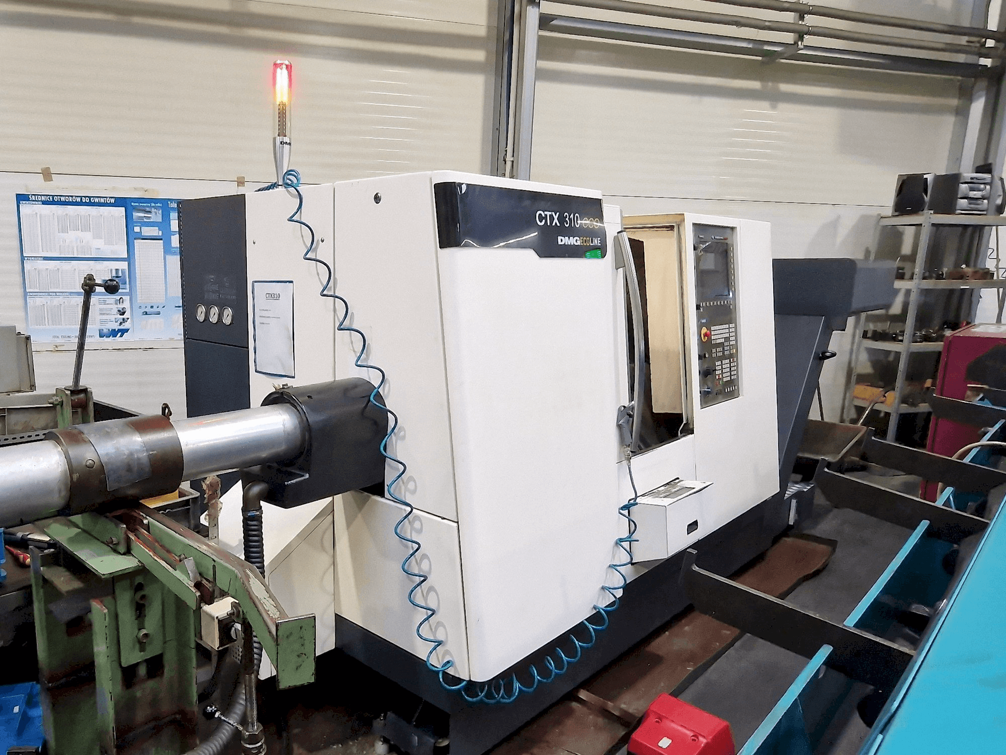 DMG CTX 310 ecoline Mašinos vaizdas iš kairės pusės