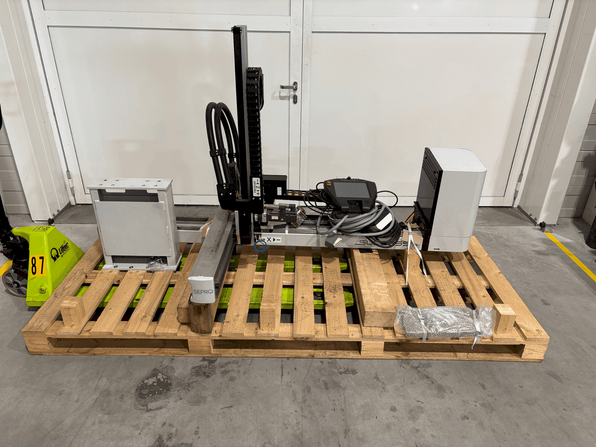 Sepro Success 11 Mašinos vaizdas iš priekio