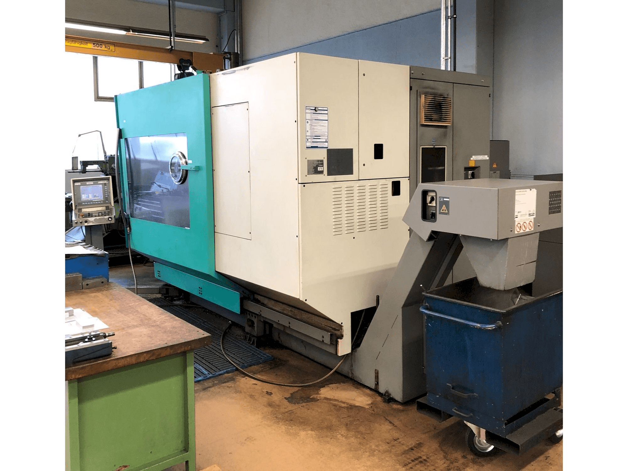 DECKEL MAHO Dmu80p Mašinos vaizdas iš priekio