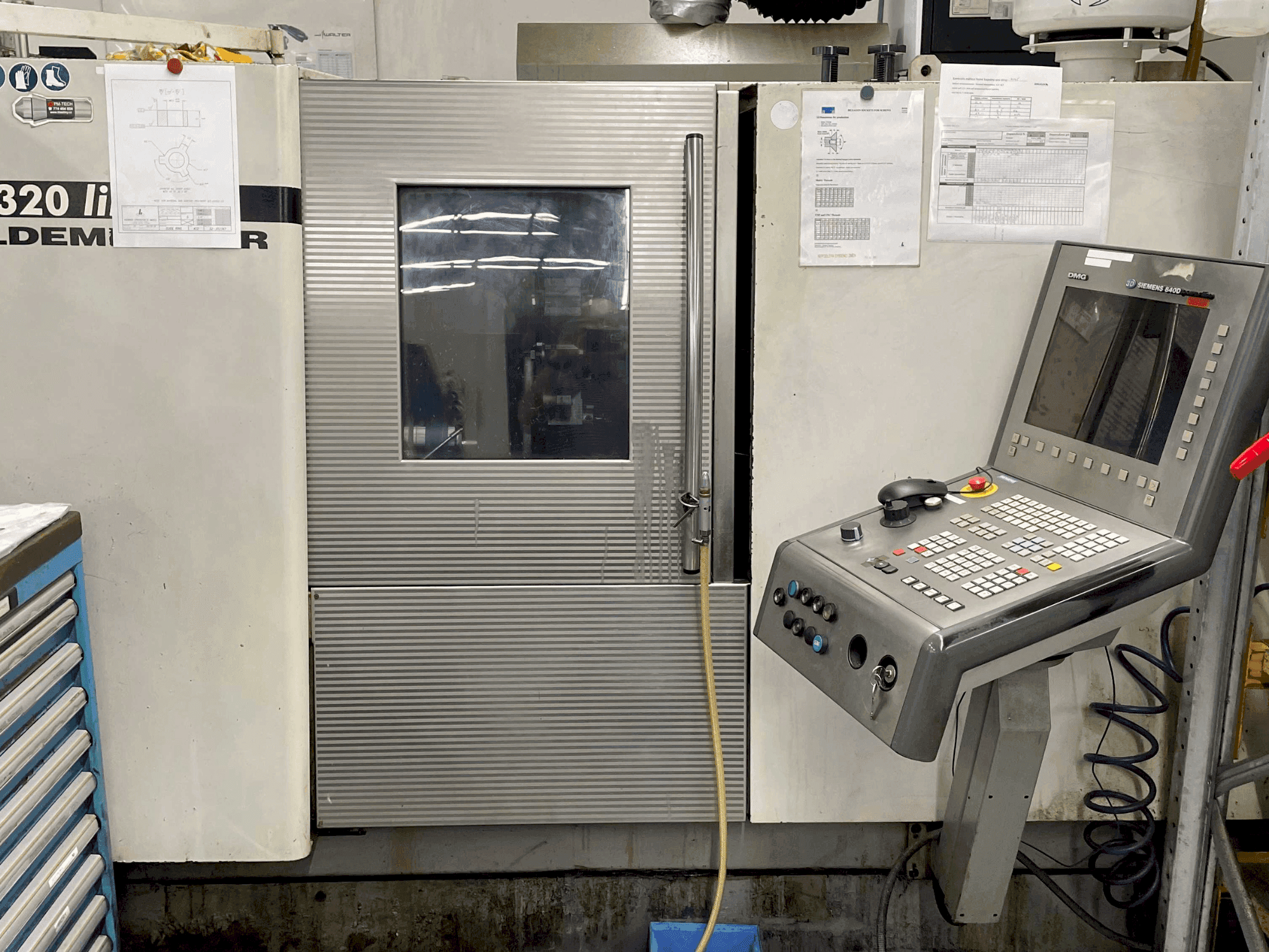 DMG CTX 320 linear Mašinos vaizdas iš priekio
