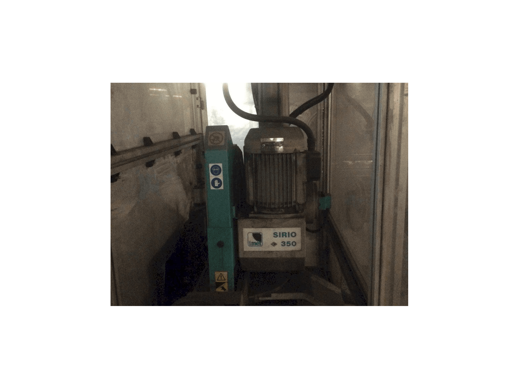 Imet Sirio 350 AF-E Mašinos vaizdas iš kairės pusės