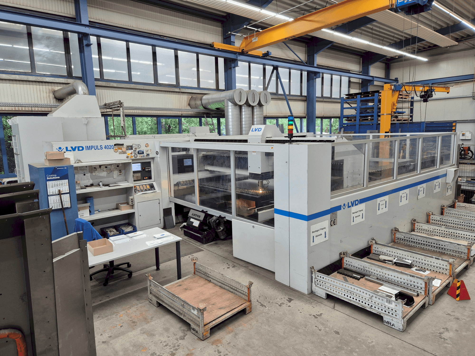 LVD Impuls 4020 Mašinos vaizdas iš priekio