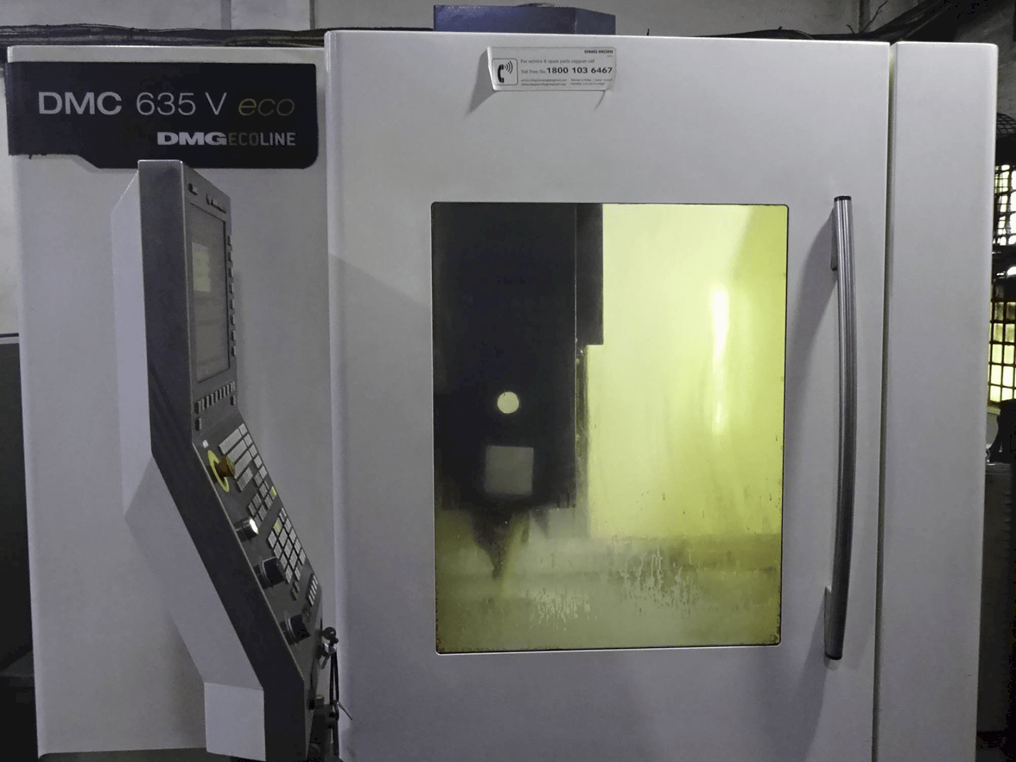 DMG Mašinos vaizdasDMC 635 V ECO iš priekio