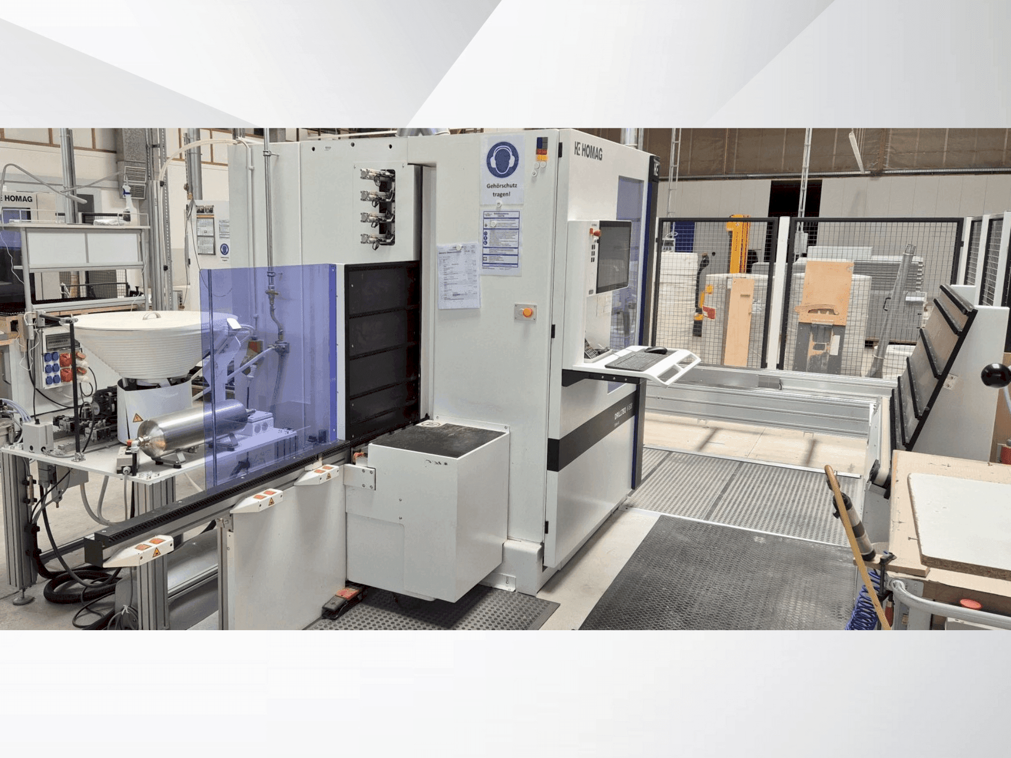 HOMAG DRILLTEQ V-500 Mašinos vaizdas iš priekio