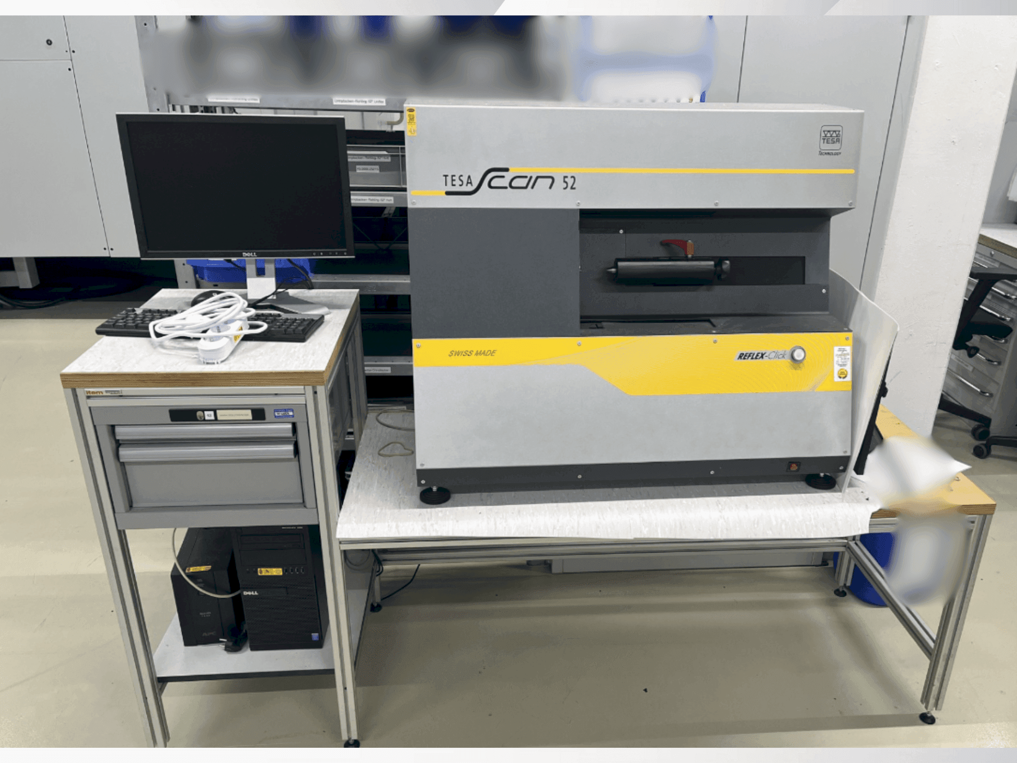 TESA Scan 52 Mašinos vaizdas iš priekio