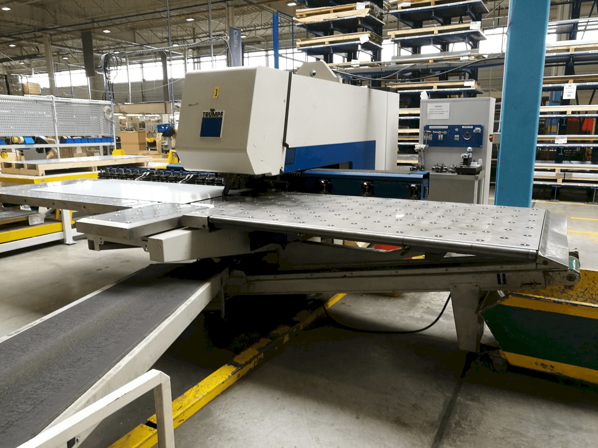 Trumpf Trumatic 500 Mašinos vaizdas iš priekio